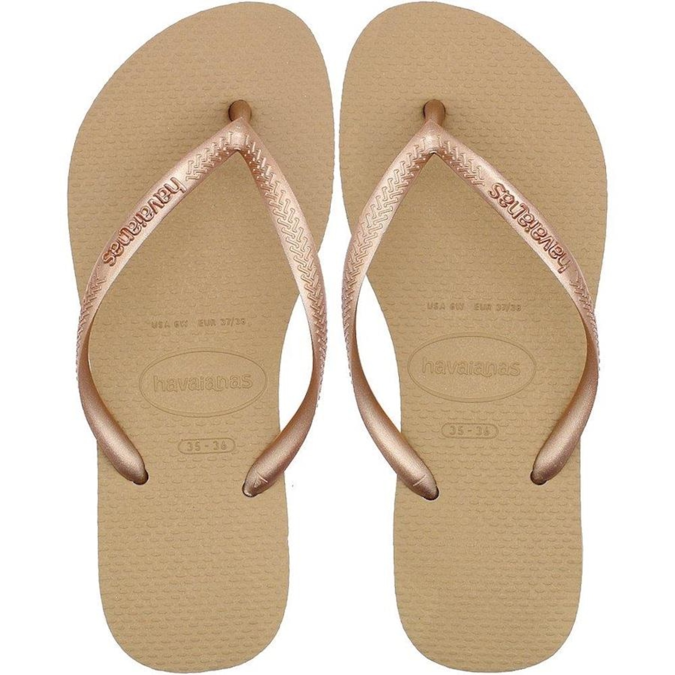 Chinelo Havaianas Slim - Feminino - Foto 1