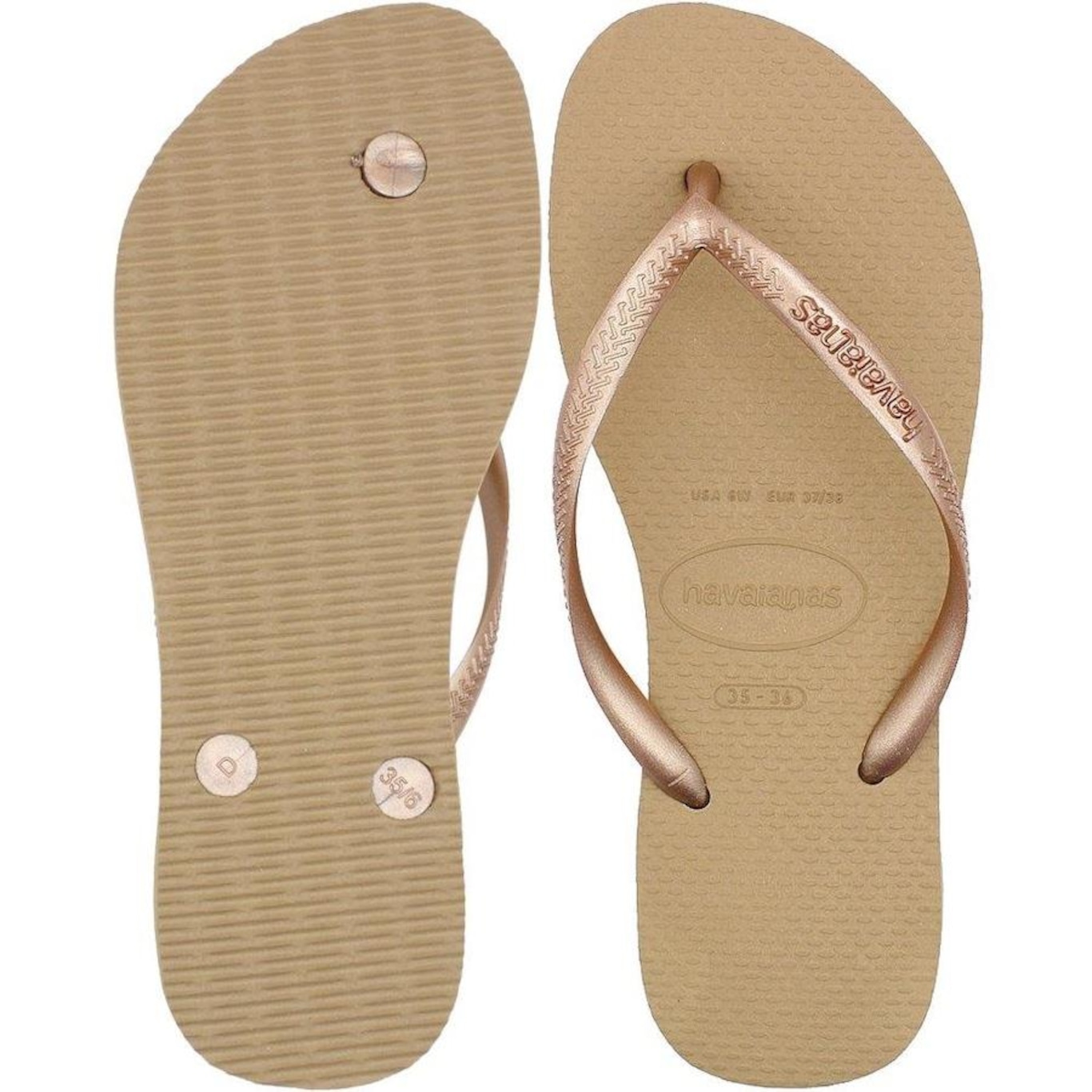 Chinelo Havaianas Slim - Feminino - Foto 3