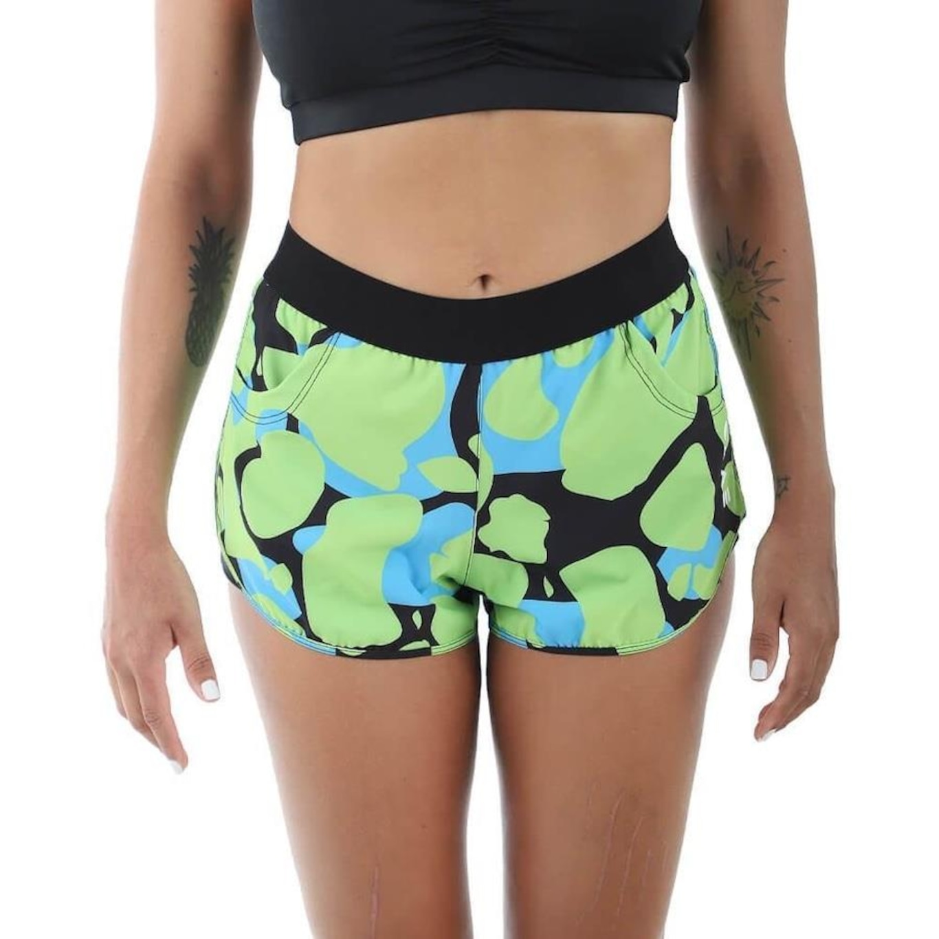 Short Evvo Glow Cross Running Fitness - Feminino - Foto 1