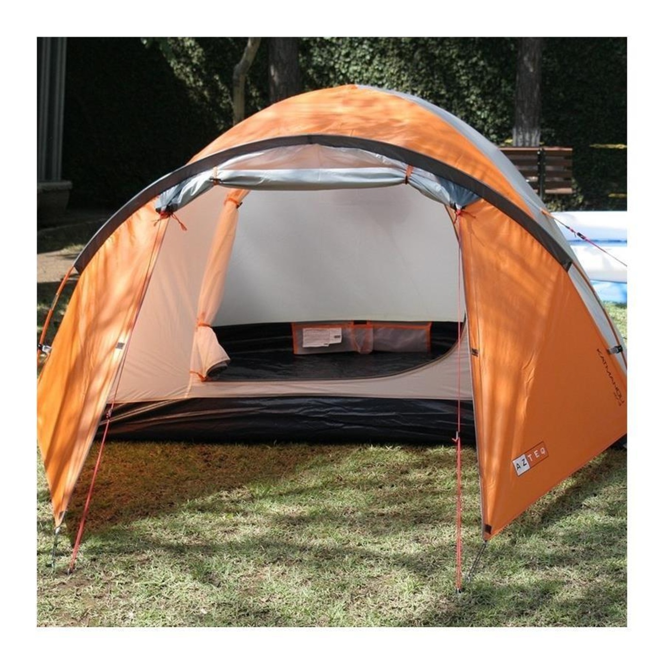 Barraca Camping Azteq Katmandu Espaço Confortável e Tela Mosquiteiro ...