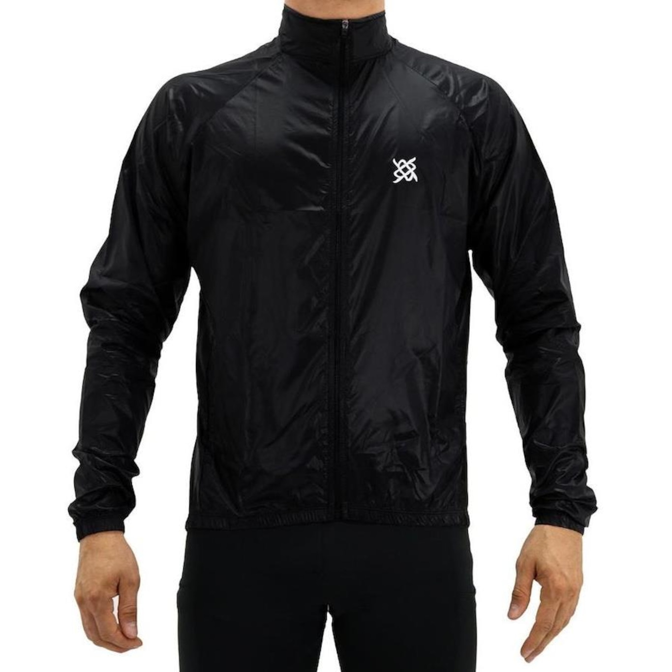 Jaqueta Corta Vento Hupi All Black - Masculina - Foto 1