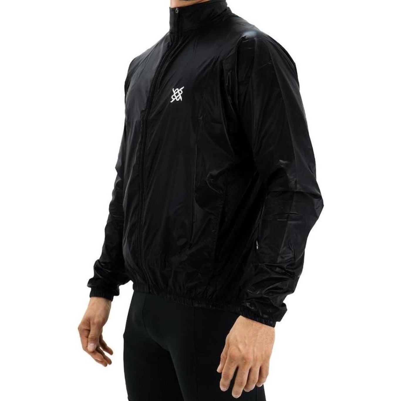 Jaqueta Corta Vento Hupi All Black - Masculina - Foto 5