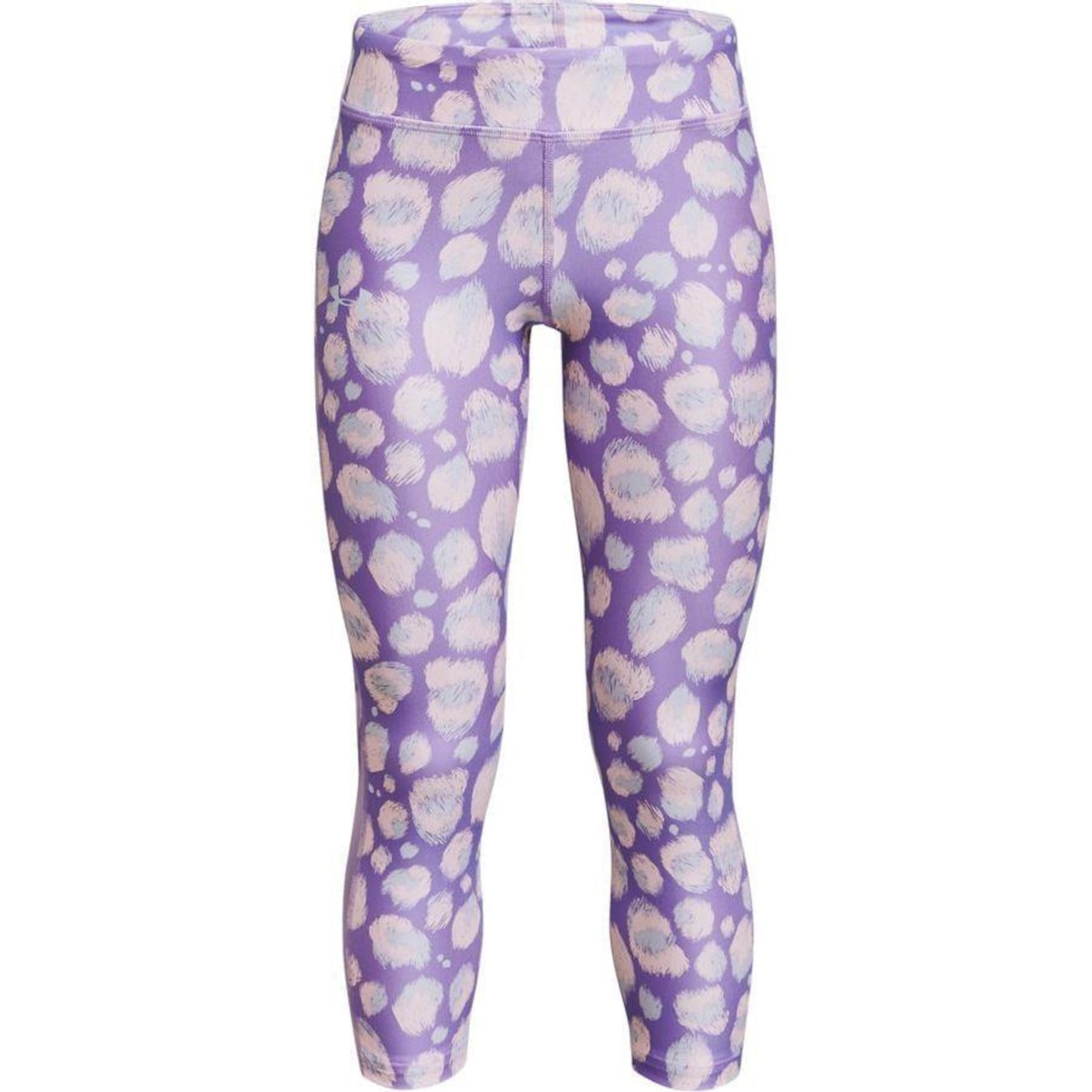 Calça Capri Under Armour HG Printed Ankle Crop - Infantil - Foto 1