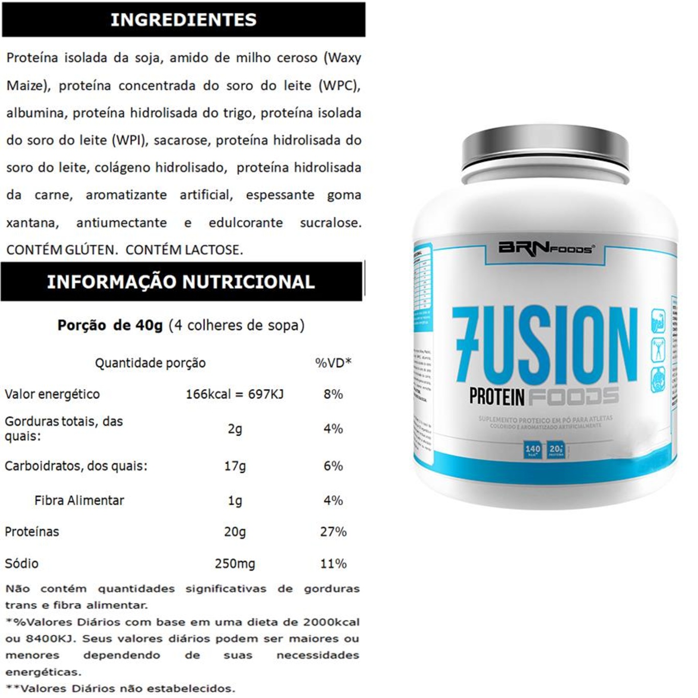 Kit 2x Whey Protein BRN Foods - Morango - 2kg - 2 Unidades + BCAA + Creatina + Chromo + ZMA + Coqueteleira - Foto 2