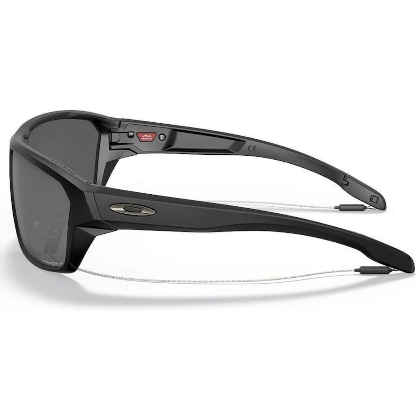 Óculos de Sol Oakley Split Shot Matte Black W/ Prizm Black Polarized - Adulto - Foto 1