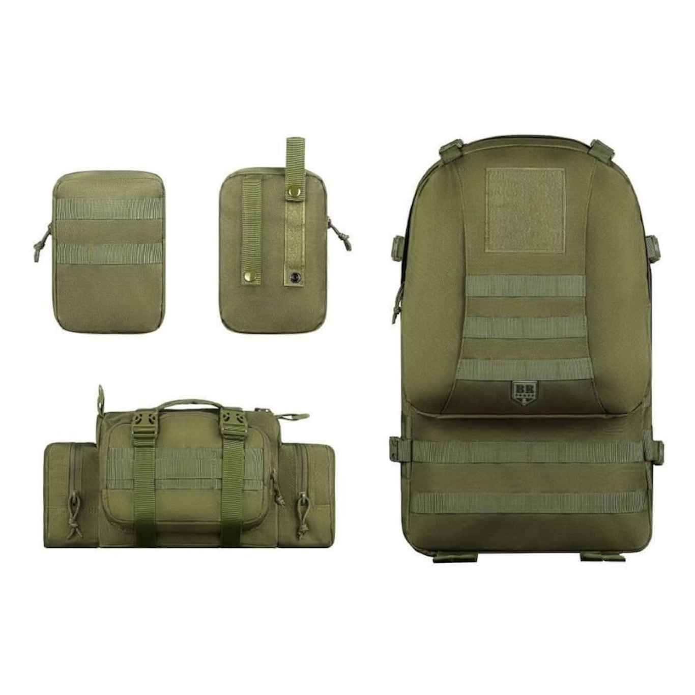 Mochila Br Force Campanha Tática Militar - 55 Litros - Foto 1