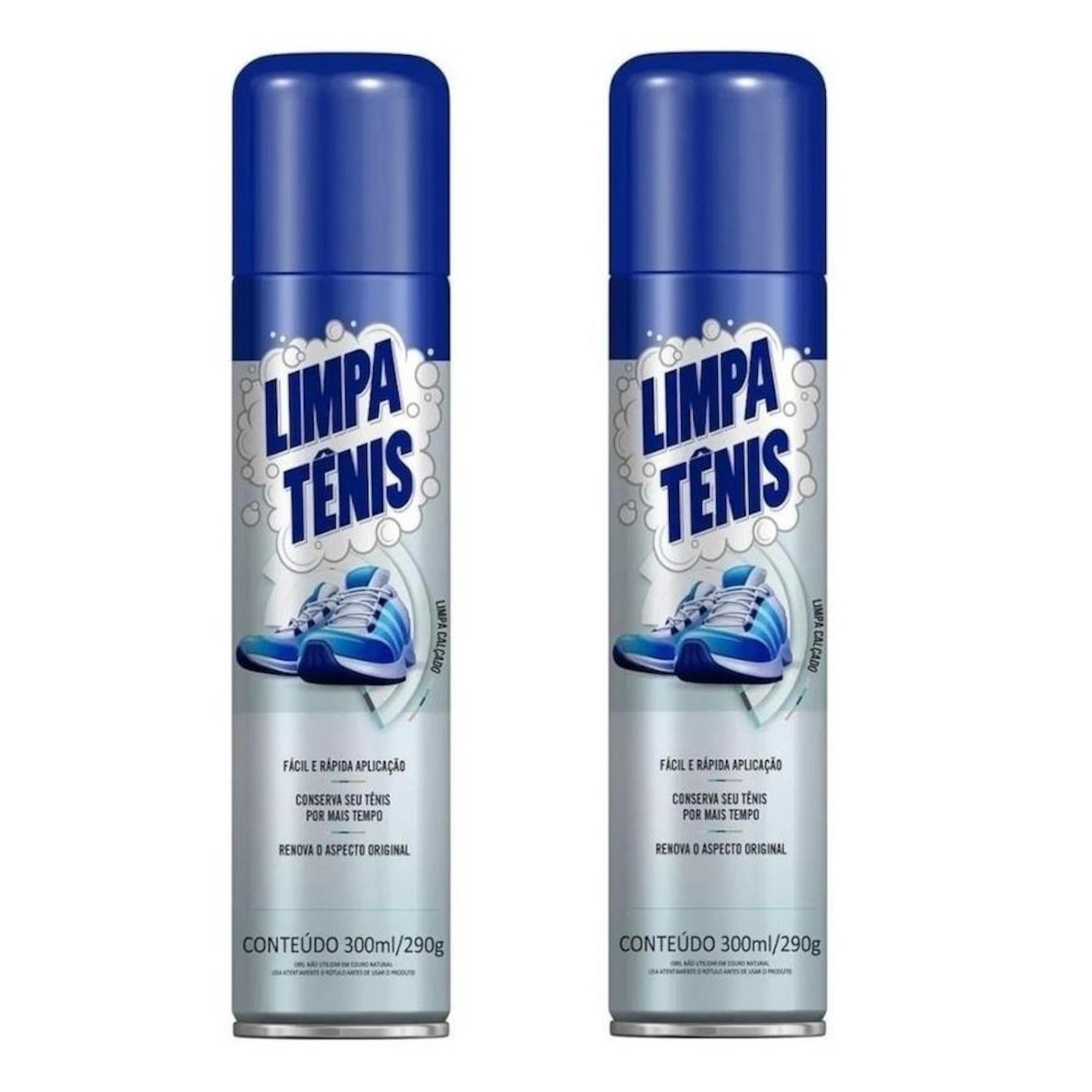 Kit com 2 Limpa Tênis Premium Petroplus - 300ml - 290g - Foto 1