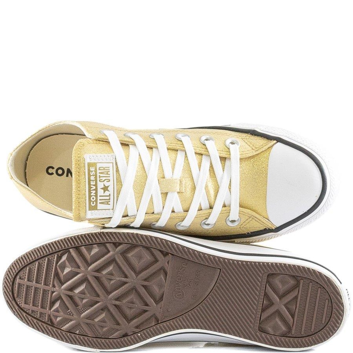 Tênis Casual Feminino Chuck Taylor Lurex All Star - lojasbesni