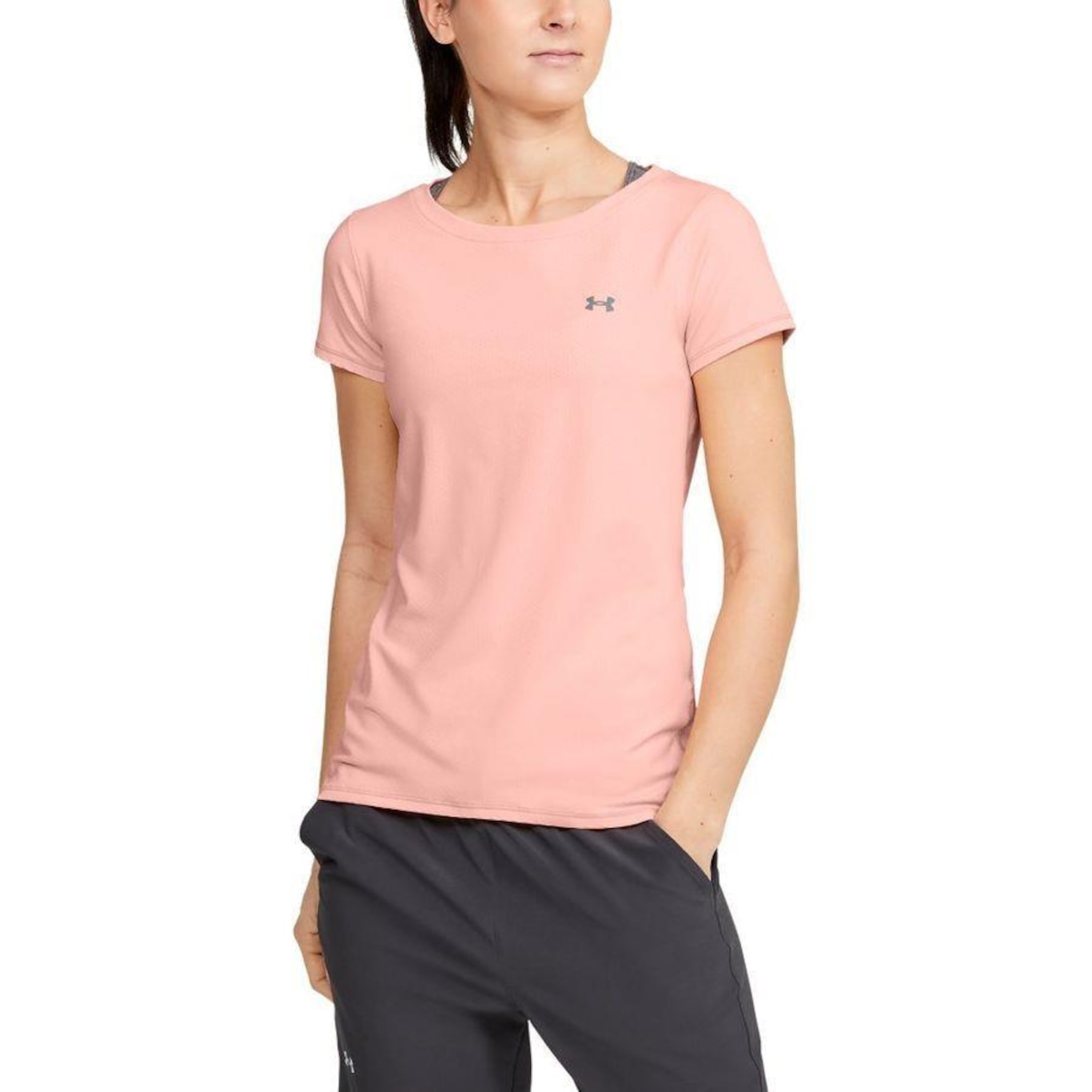 Camiseta Under Armour HeatGear Armour - Feminina - Foto 1