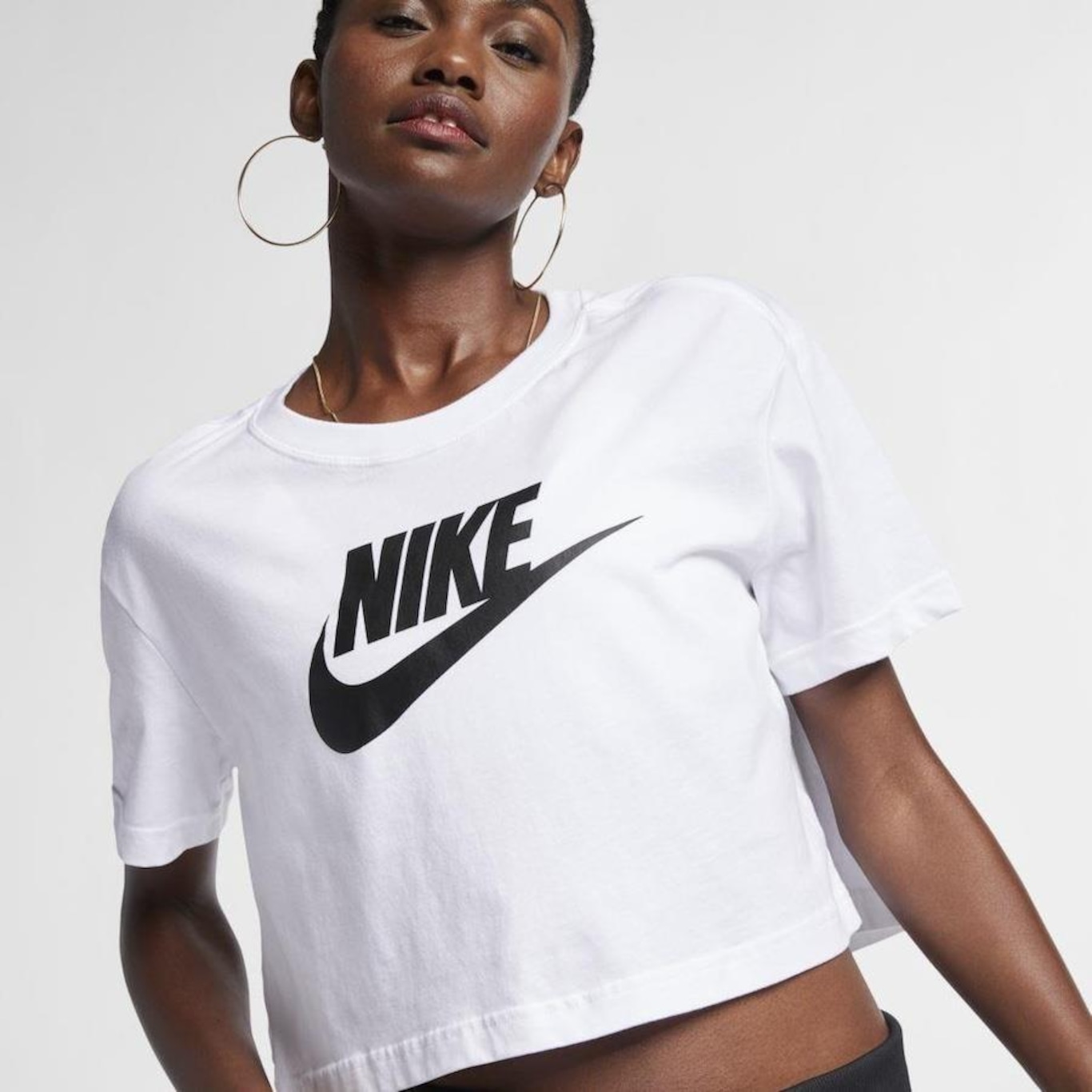 NIKE Nike Sportswear Essential Women's Crop Top, Sand Women's