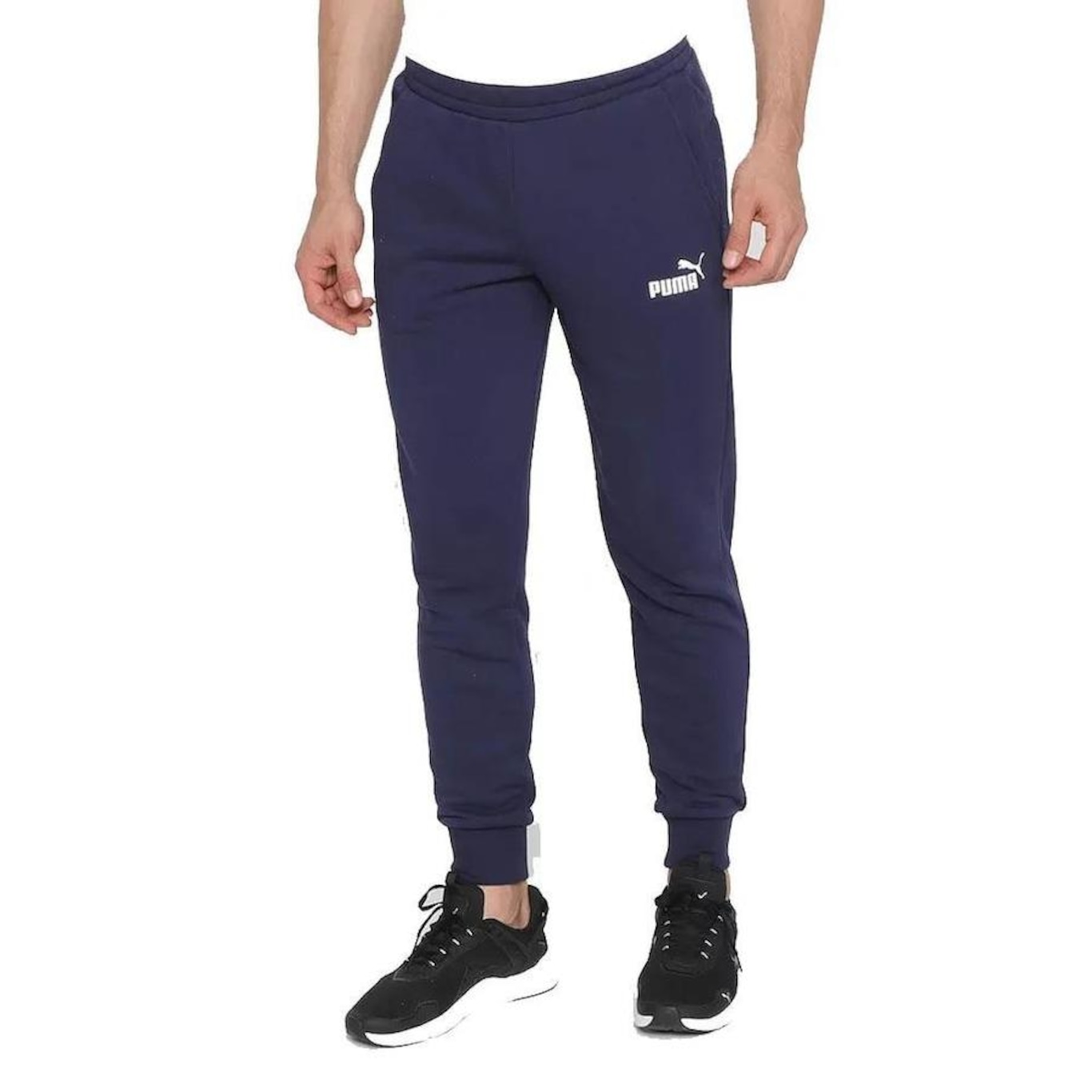 Calça de Moletom Puma Ess Logo - Masculina - Foto 1