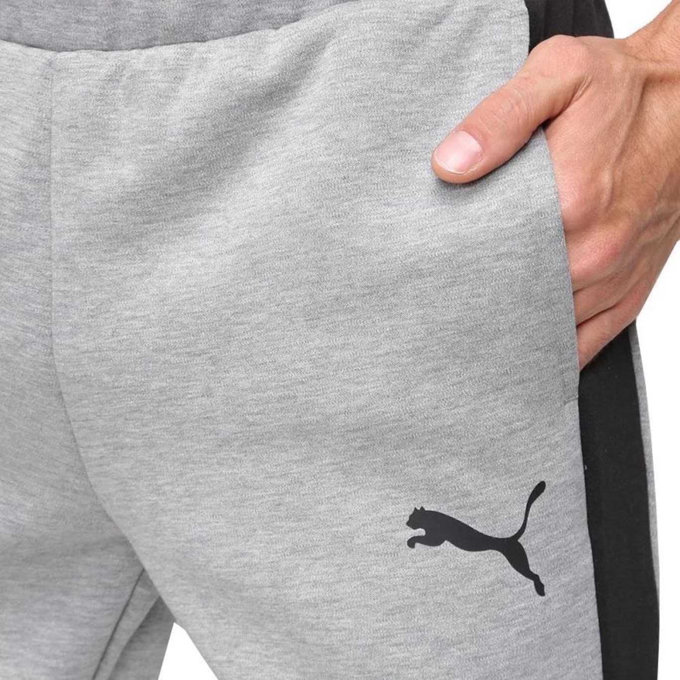 Calça de Moletom Puma Evostripe - Masculina - Foto 3