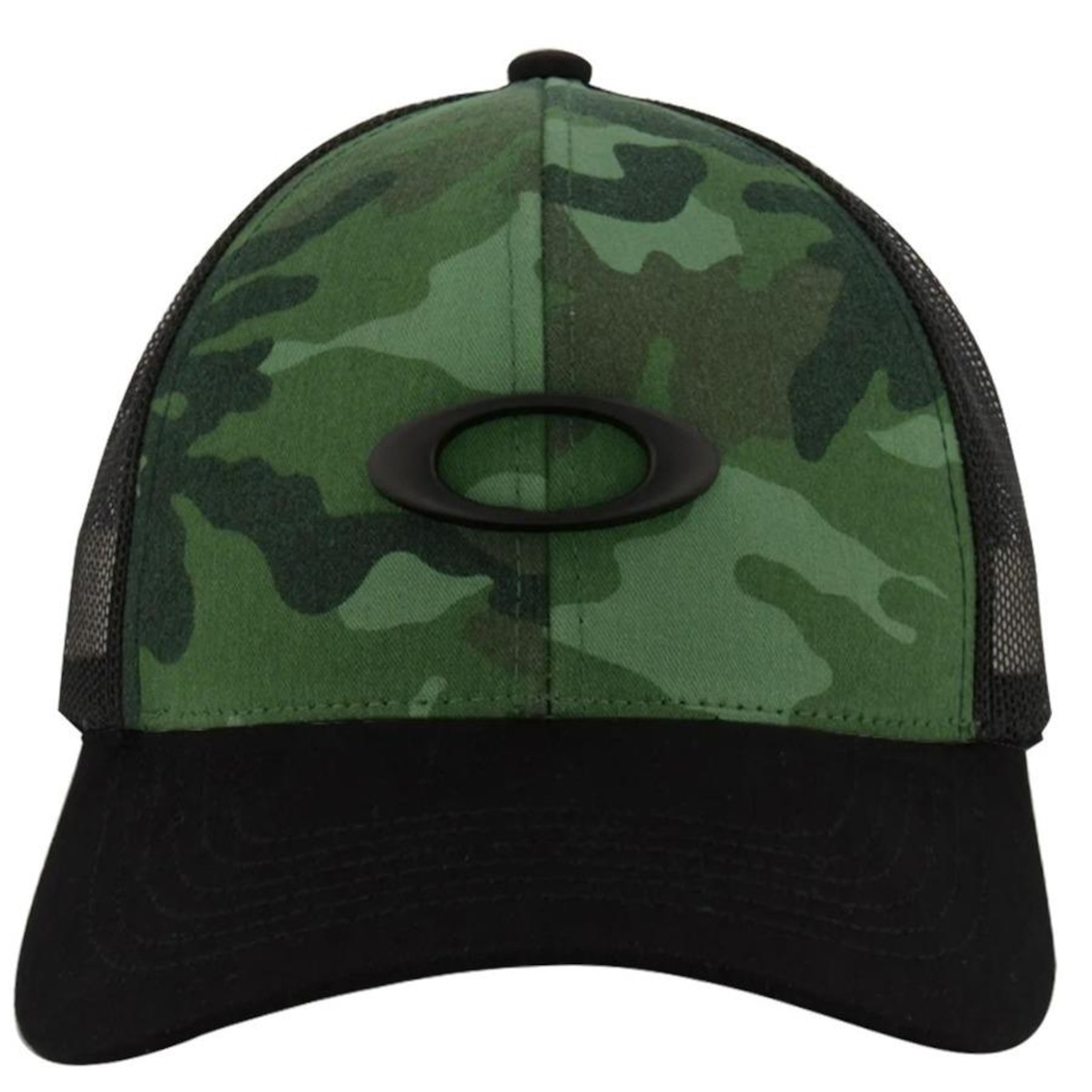 Boné Aba Curva Oakley Metal Ellipse Trucker Hat Camo - Snapback - Adulto - Foto 2