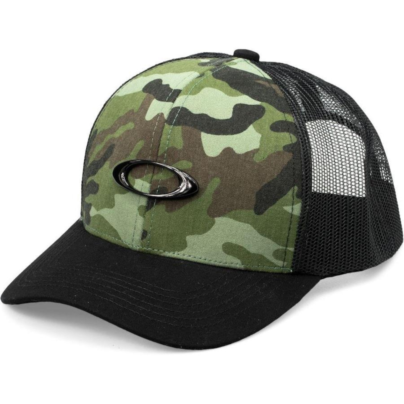 Boné Oakley Metal Ellipse Camo Hat - Trucker - Snapback - Adulto - Foto 1