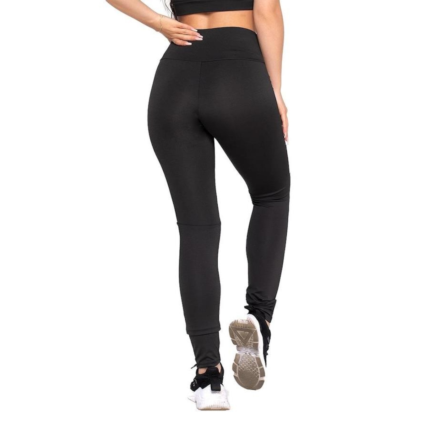 Conjunto Fristyle Calça Legging Listras + Top Fitness - Feminino - Foto 5