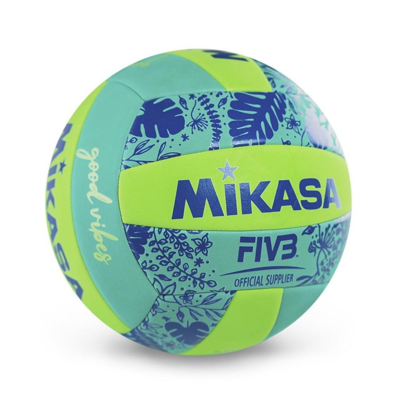 Bola de Vôlei de Quadra/Praia Mikasa Good Vibes Rosa/Azul