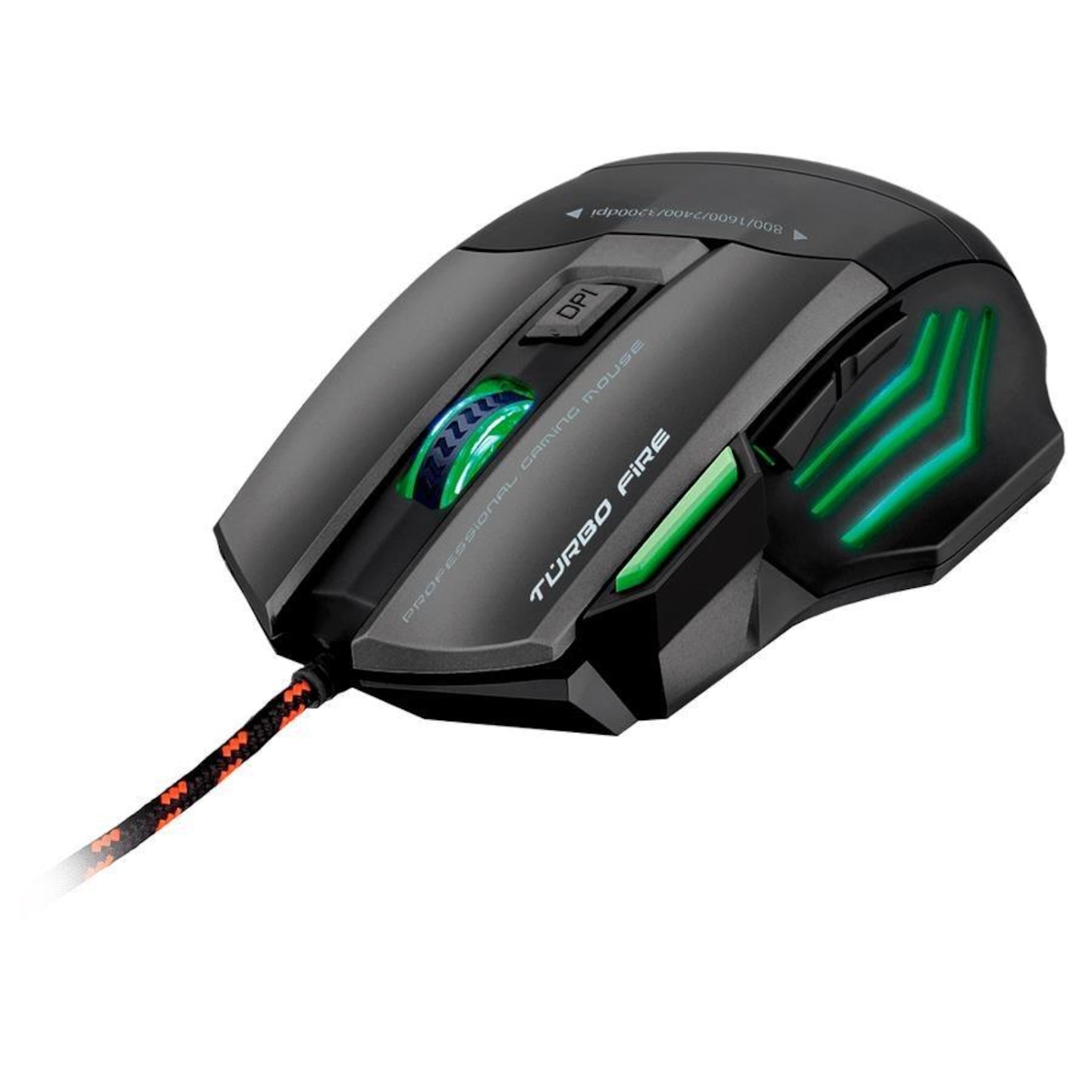 Mouse Gamer Warrior Rayner 3200DPI 7 Botoes QuickFire - MO207 - Warrior - Foto 1