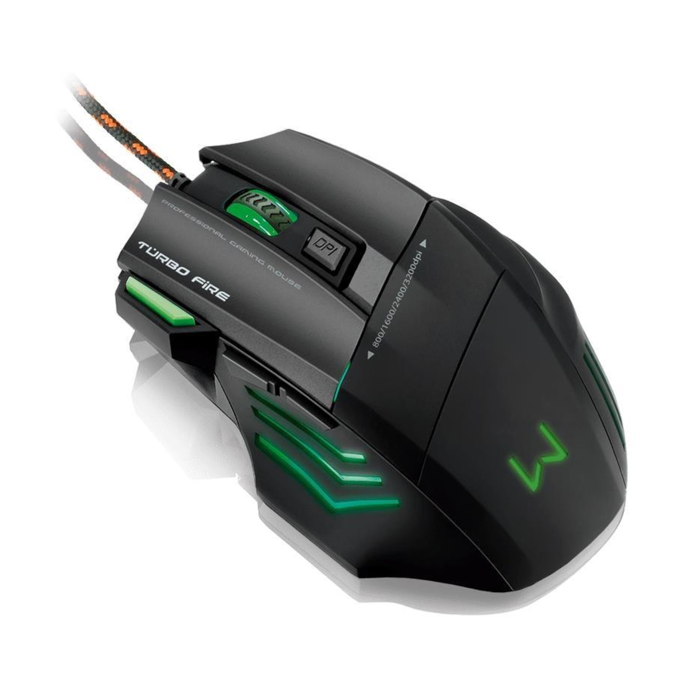 Mouse Gamer Warrior Rayner 3200DPI 7 Botoes QuickFire - MO207 - Warrior - Foto 2