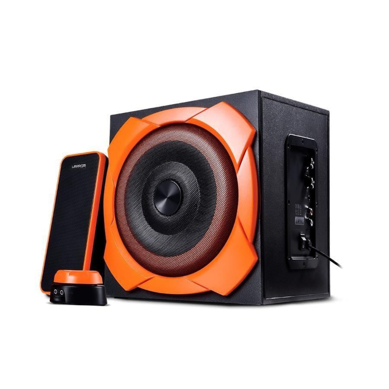 Caixa de Som Gamer Warrior SP266 Odysseus P2 2.1 50W RMS com Subwoofer - Foto 3