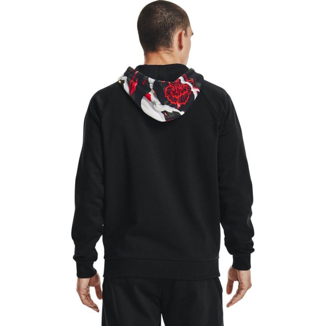 Jaqueta de Moletom com Capuz Under Armour Rival CNY FZ Hoodie - Masculina - Foto 4