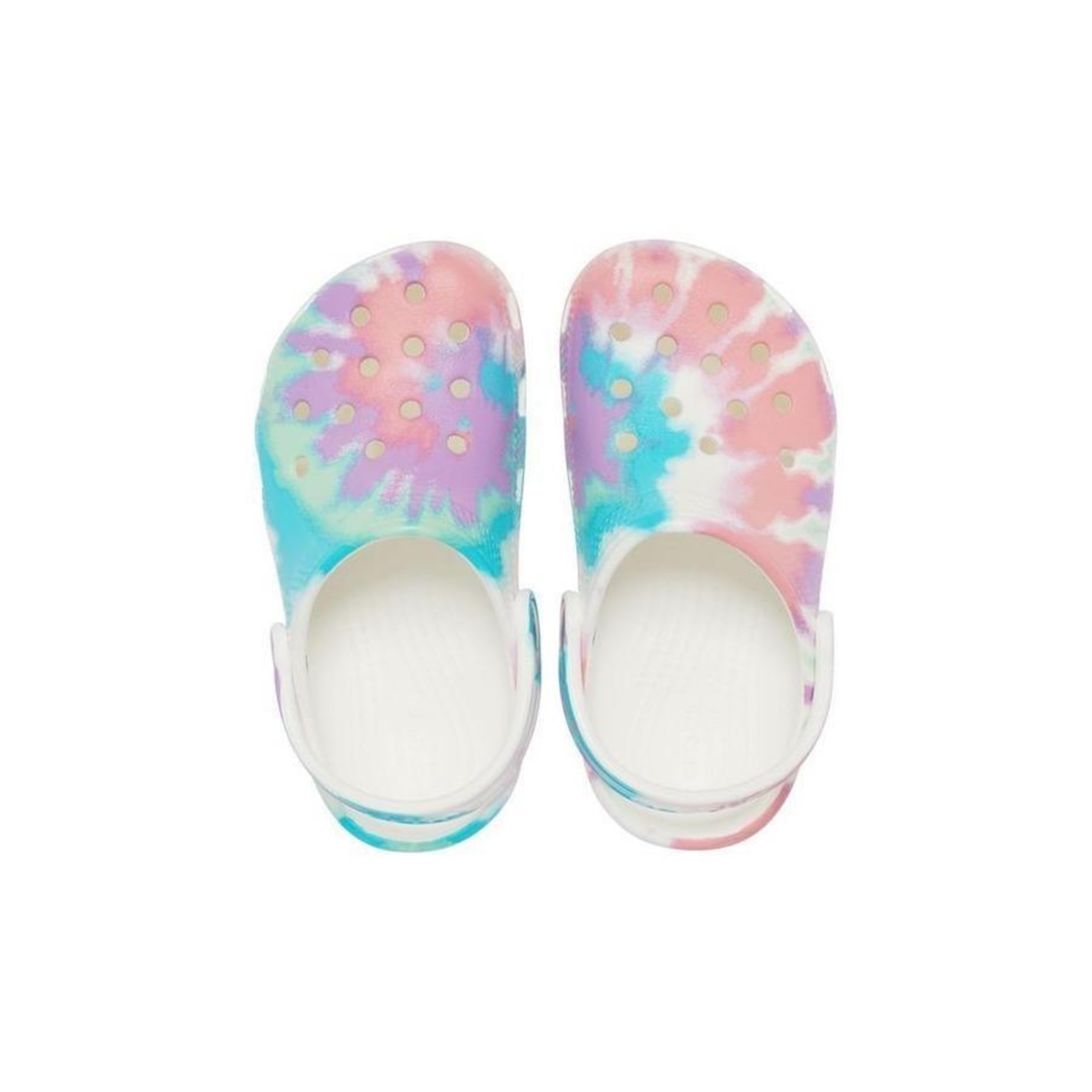 Sandália Crocs Classic Clog Tie Dye - Infantil - Foto 5