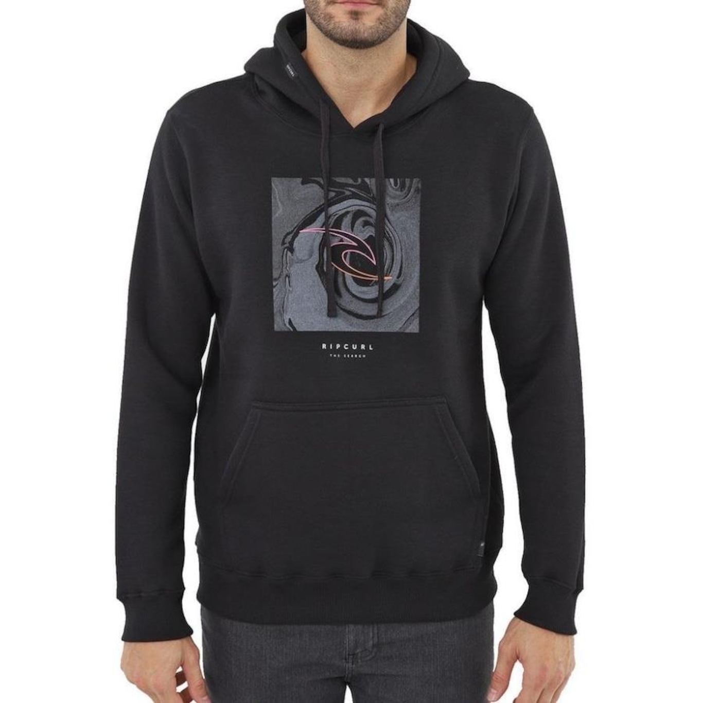 Blusão de Moletom com Capuz Rip Curl Icon Box Gabe - Masculino - Foto 1