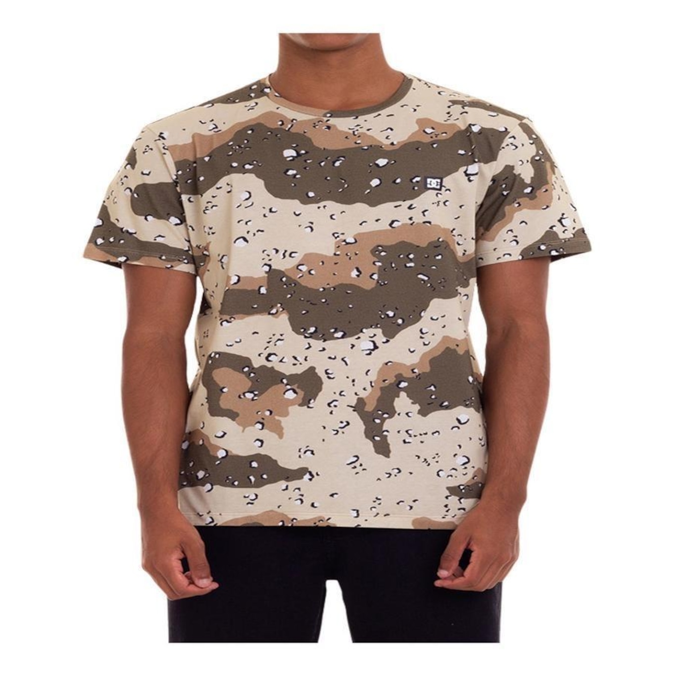 Camiseta Dc Shoes Chip Camo - Masculina - Foto 1