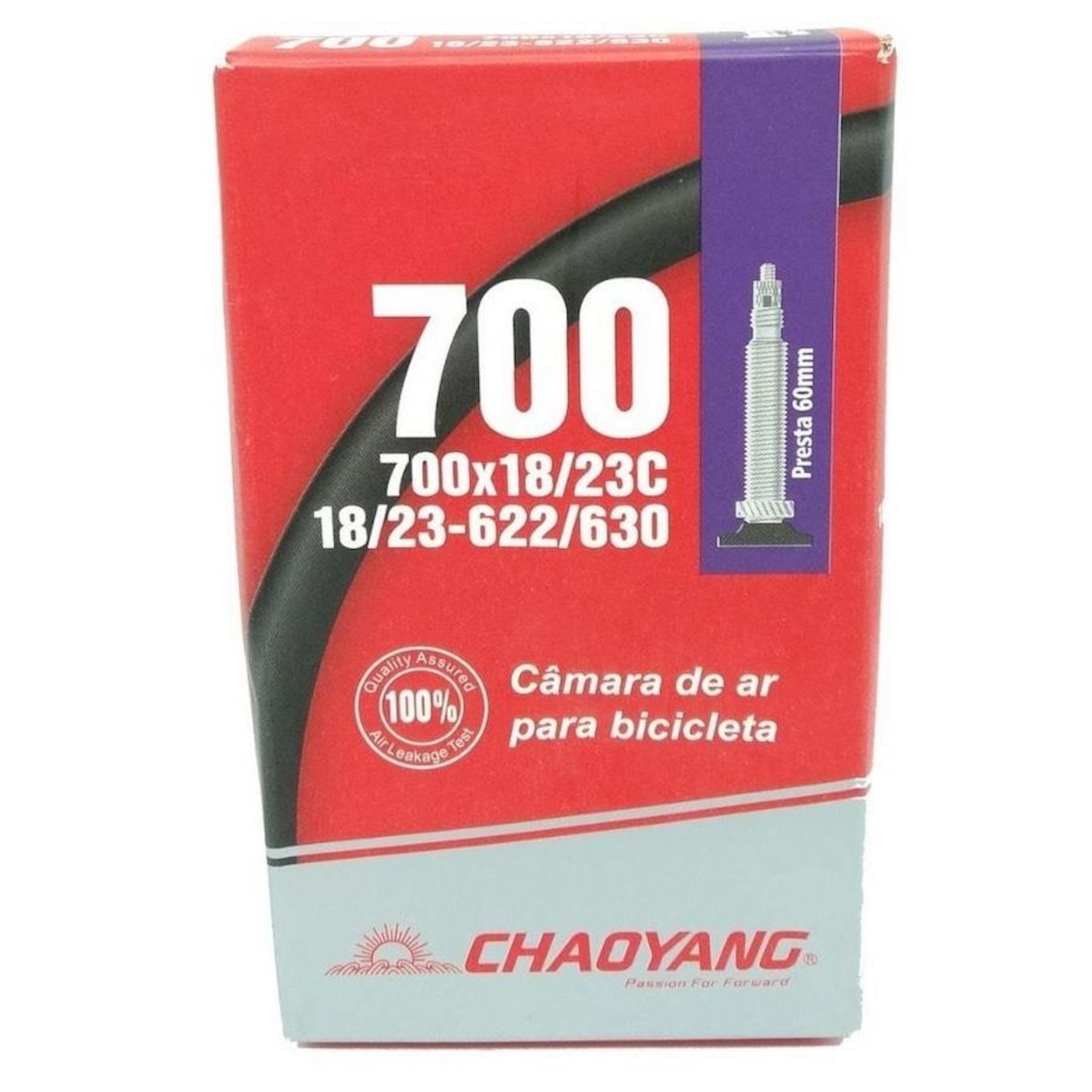 Câmara de Ar speed 700x23 Chaoyang válvula presta 60 mm - Foto 2