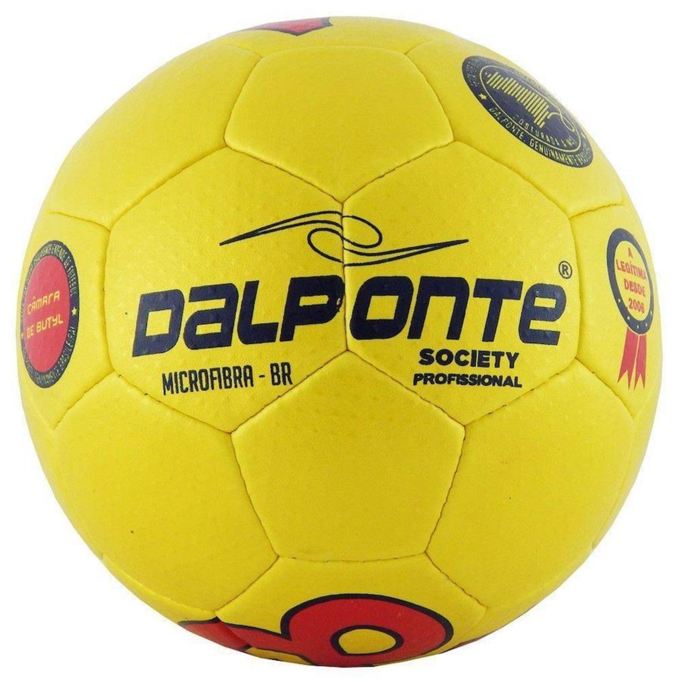 Bola De Futebol Society Dalponte 81 Star Microfibra Costurada À Mão - Foto 2