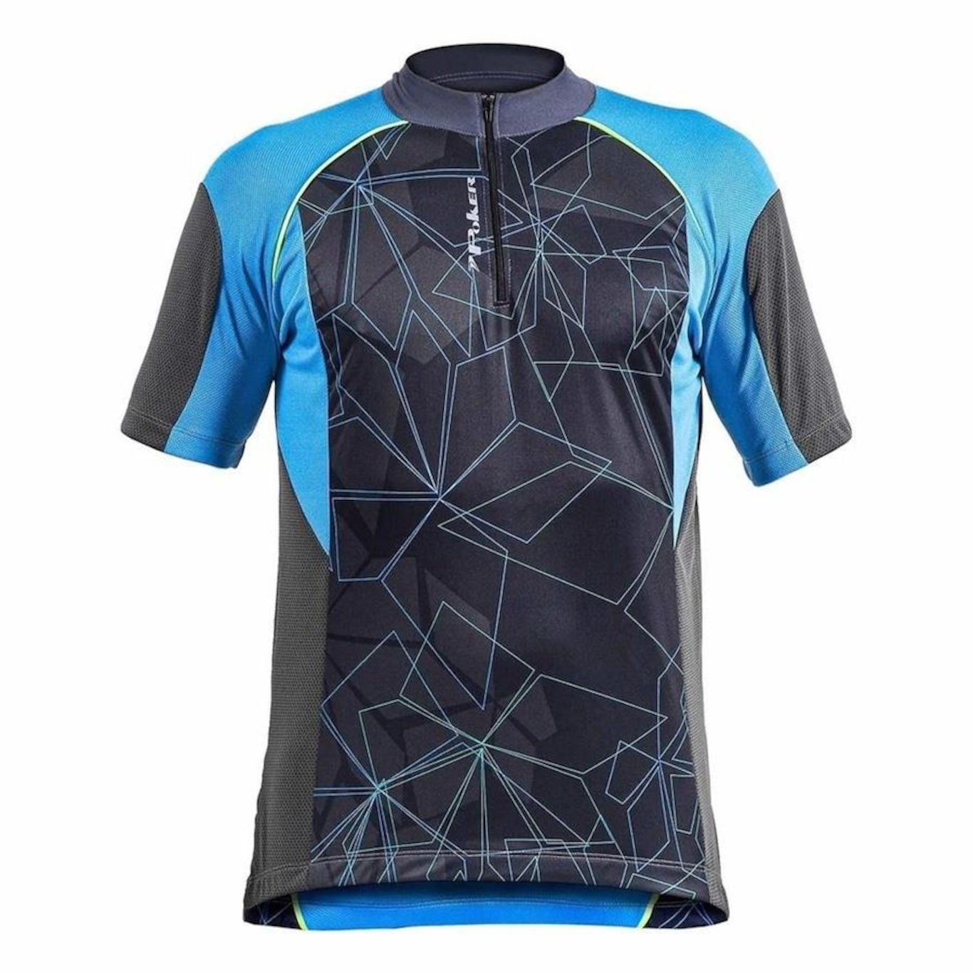 Camisa de Ciclismo Poker Dare Dry Com Bolsos - Masculina - Foto 1