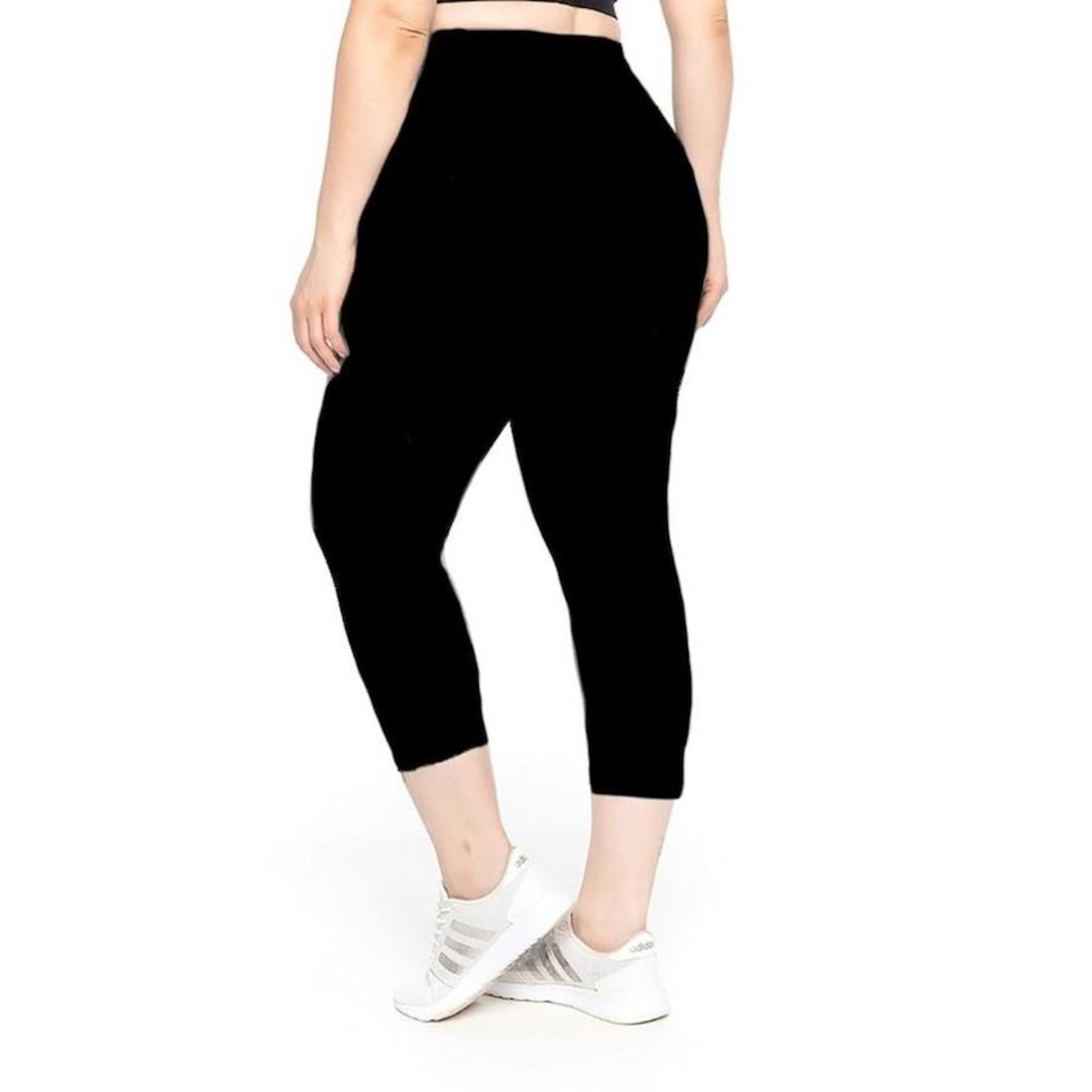 Calça Corsário Trinys Plus Size Básica - Feminina - Foto 2