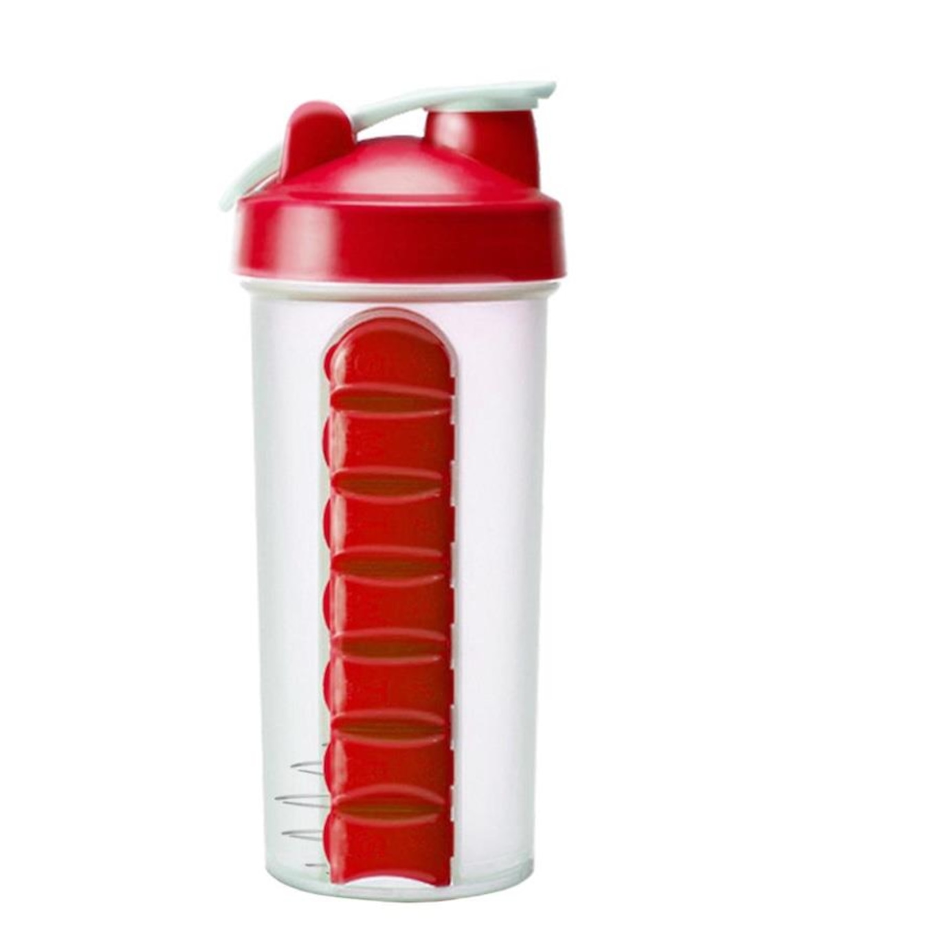 Garrafa Squeeze Gold Sports Mixer e Porta Comprimido - 750ml - Foto 1