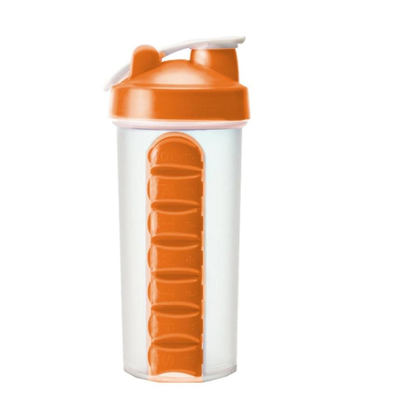 Garrafa Squeeze Gold Sports Mixer e Porta Comprimido - 750ml - Foto 1