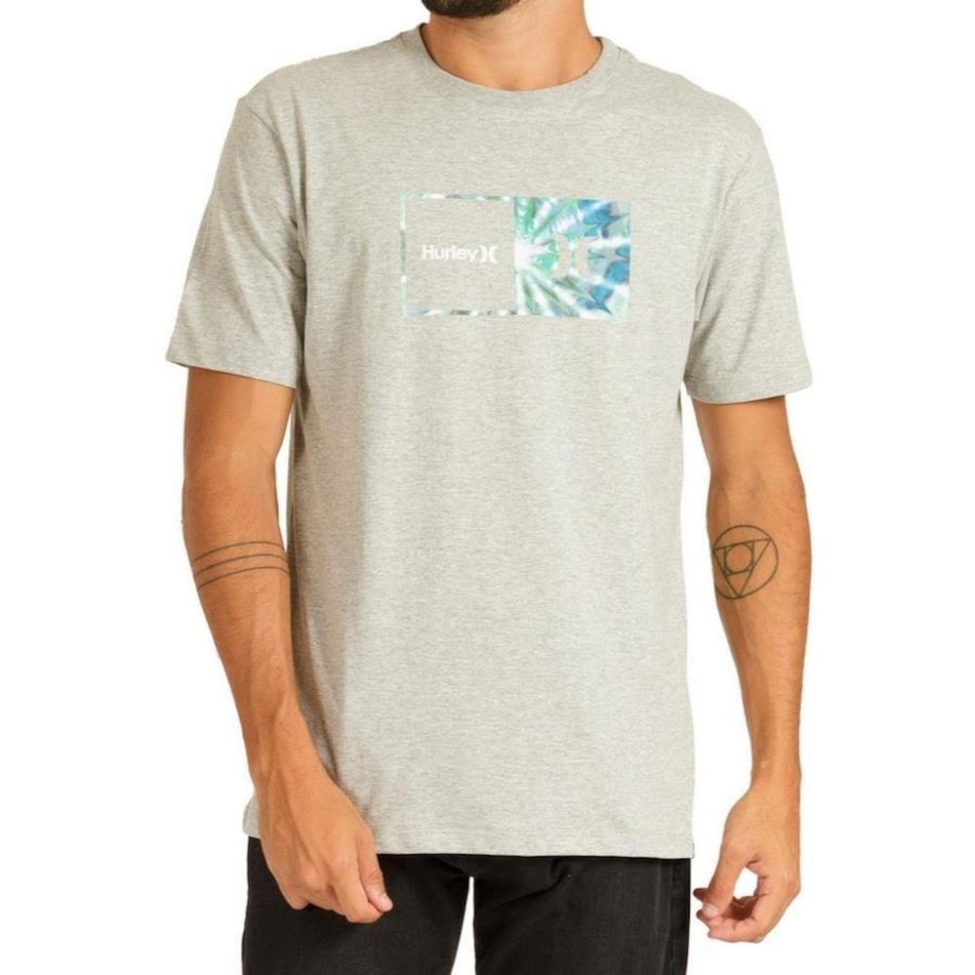 Camiseta Hurley Silk Effect - Masculina - Foto 1