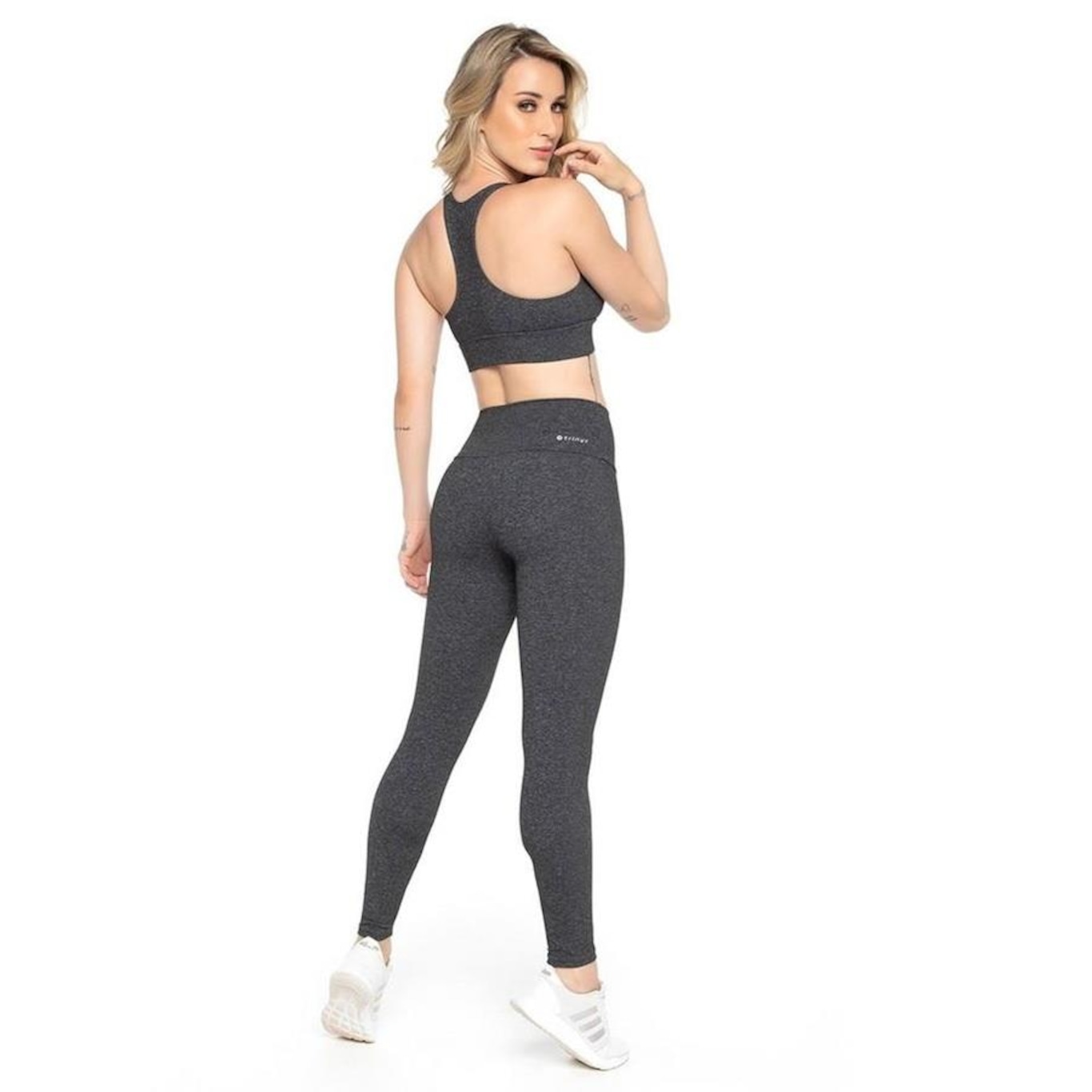 Calça Legging Trinys Básica Suplex Power A-724 - Feminina - Foto 2