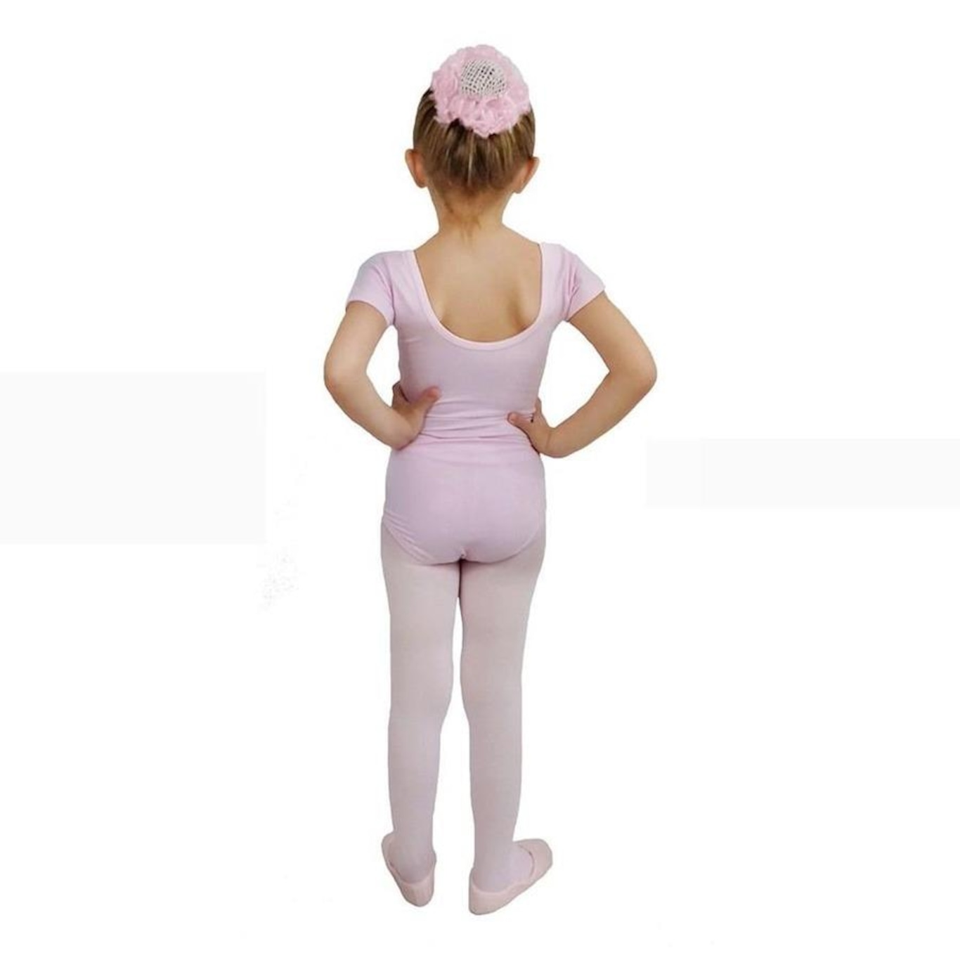 Collant para Ballet Ritmus Meia Manga Tatiana - Infantil - Foto 2