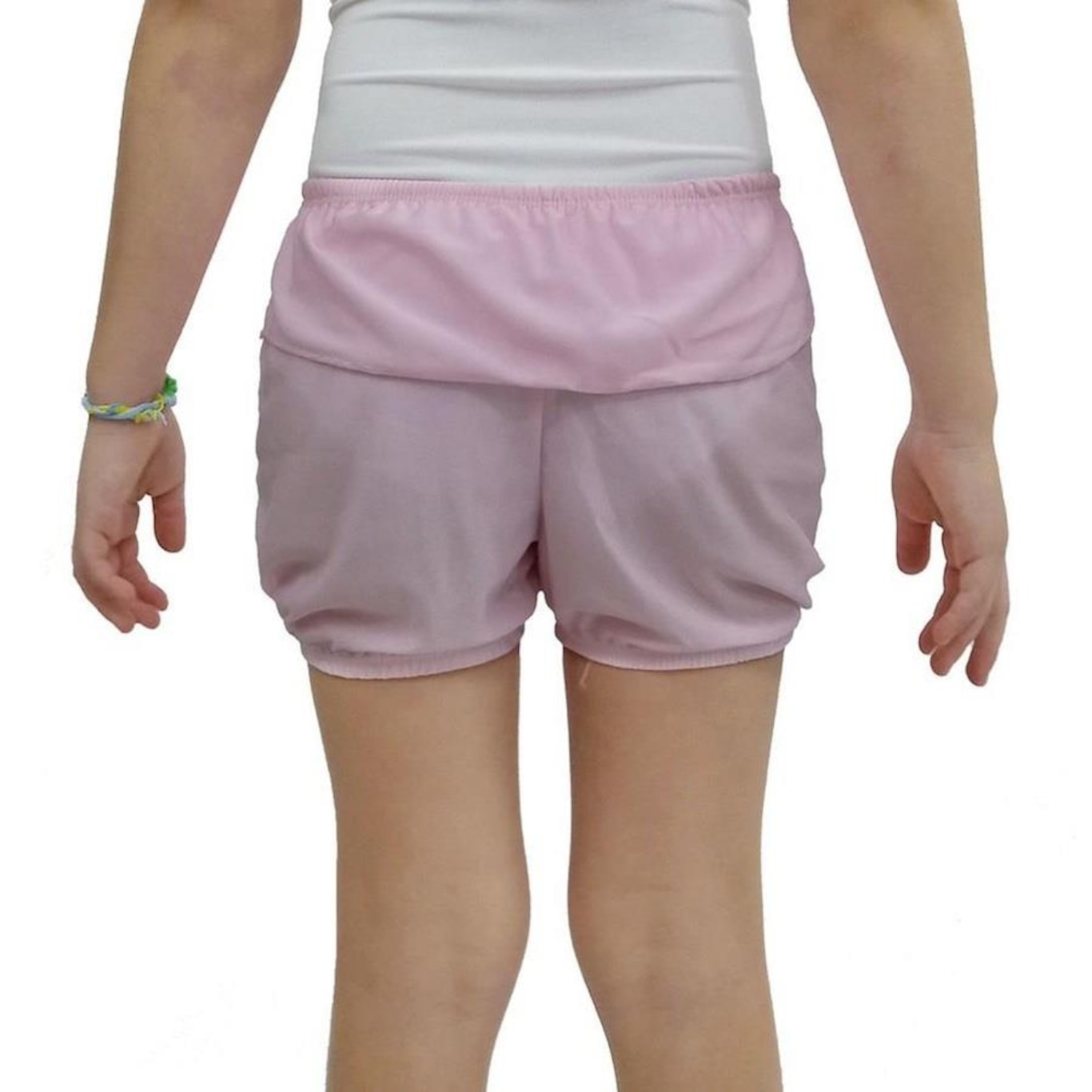 Short Ballet Ritmus Com Babado Jersey - Infantil - Foto 3