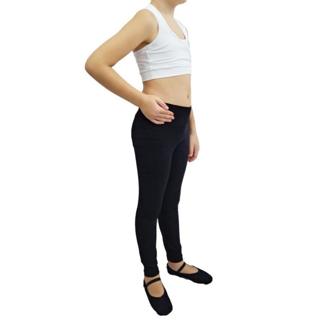 Calça Legging Ritmus Básica Suplex Light - Infantil - Foto 2