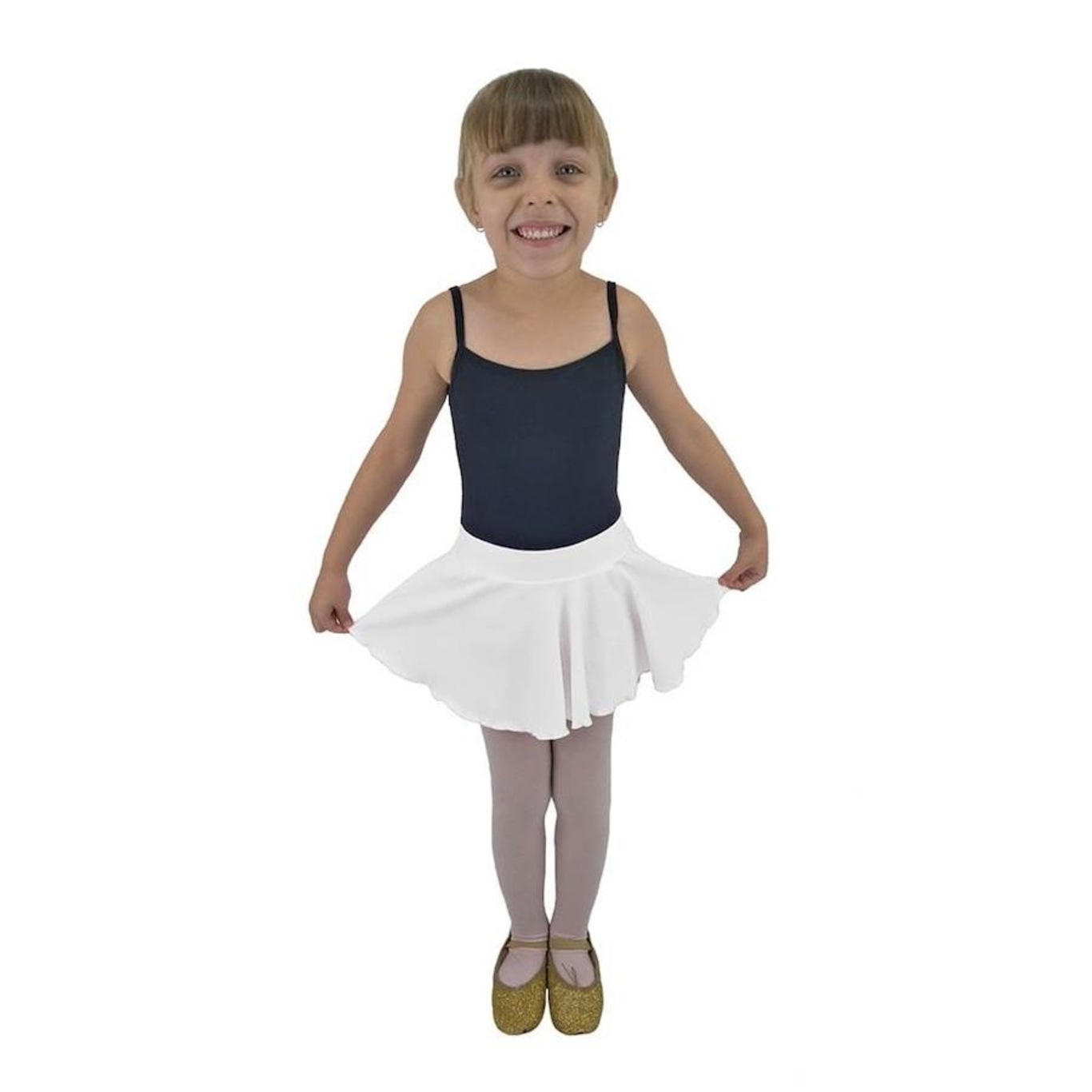 Saia Ballet Ritmus Damma com Elástico - Infantil - Foto 4