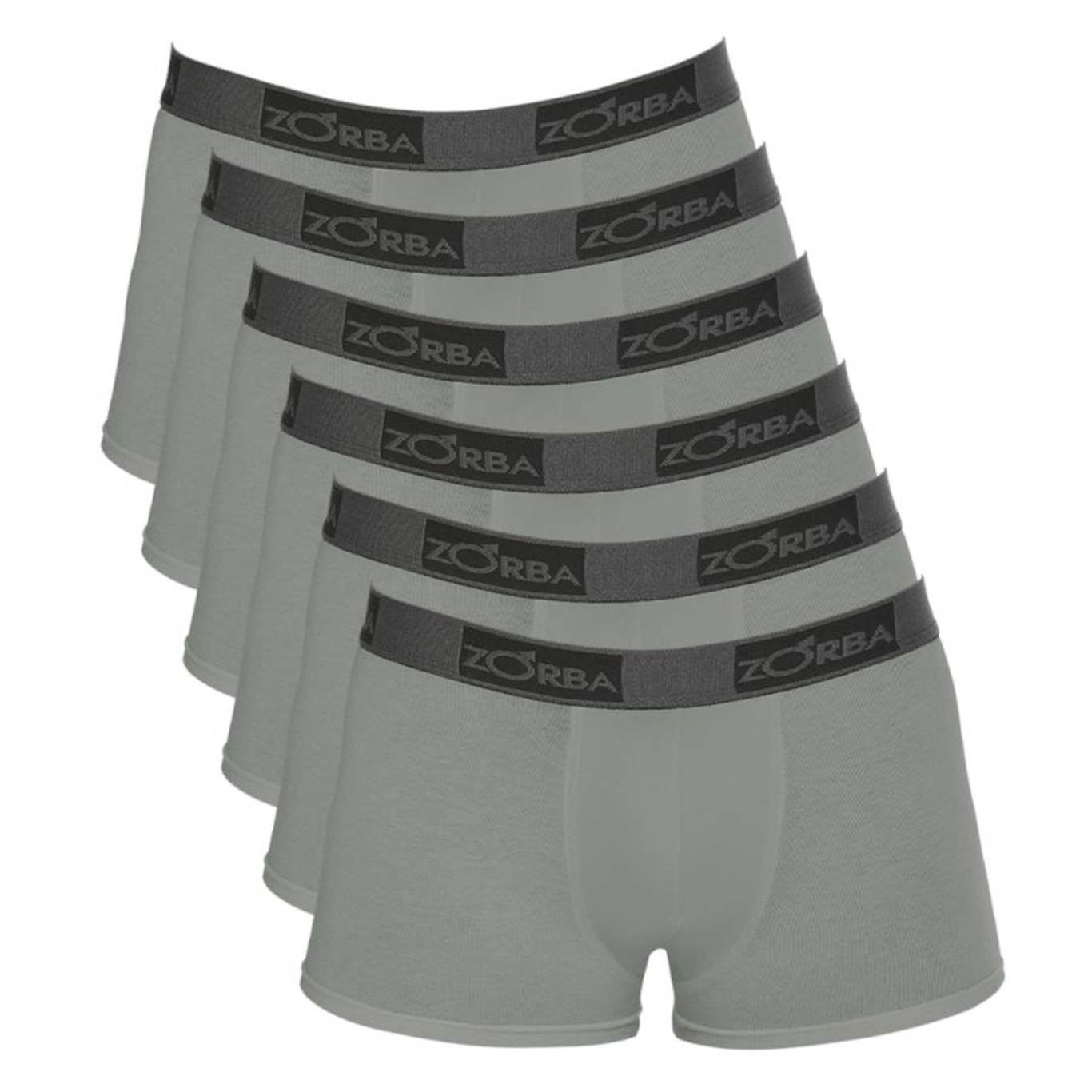 Kit de Cuecas Boxer Zorba Plus 717 - Masculino - 6 Unds - Foto 1