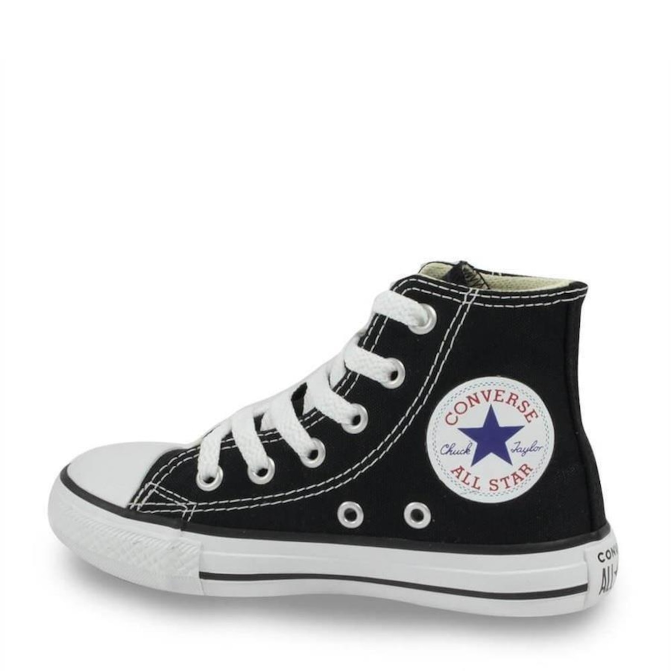 Tênis Converse All Star Chuck Taylor Cano Alto Infantil Unissex CK09330001  - Tênis Converse All Star Chuck Taylor Cano Alto Infantil Unissex  CK09330001 - Bege claro/Colorido - Converse All Star