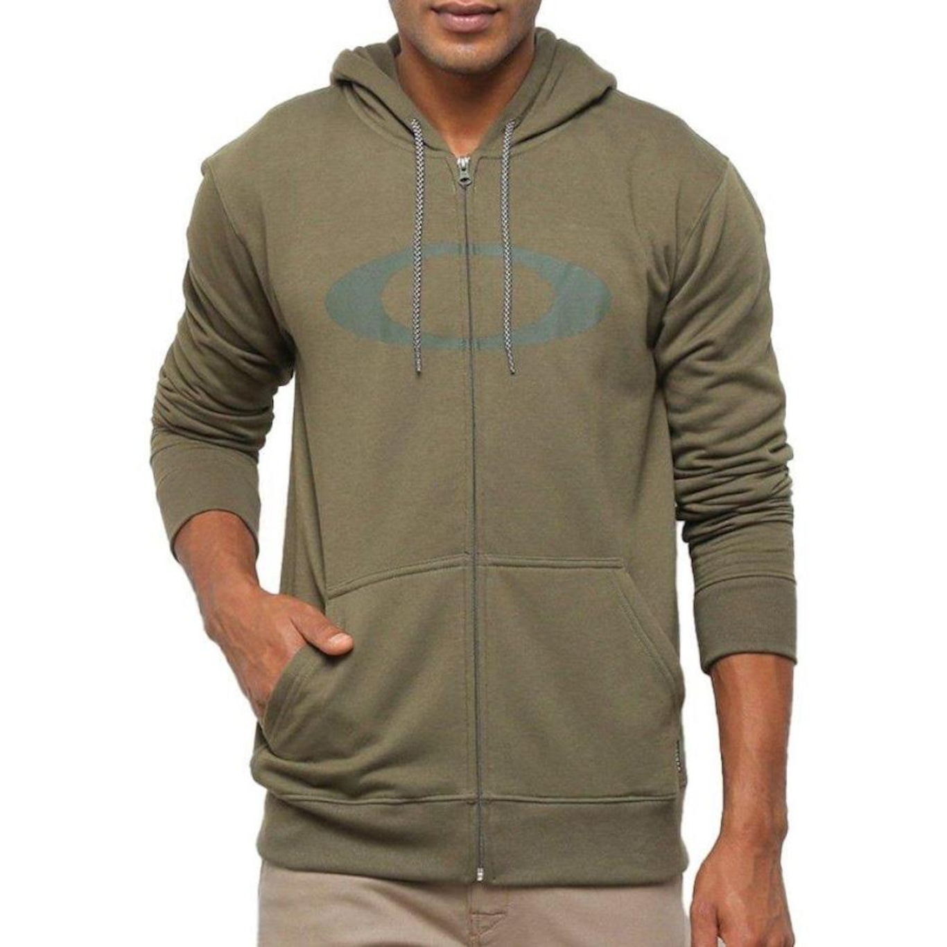 Blusão com Capuz Oakley Ellipse F/Z Hoodie - Masculino - Foto 1