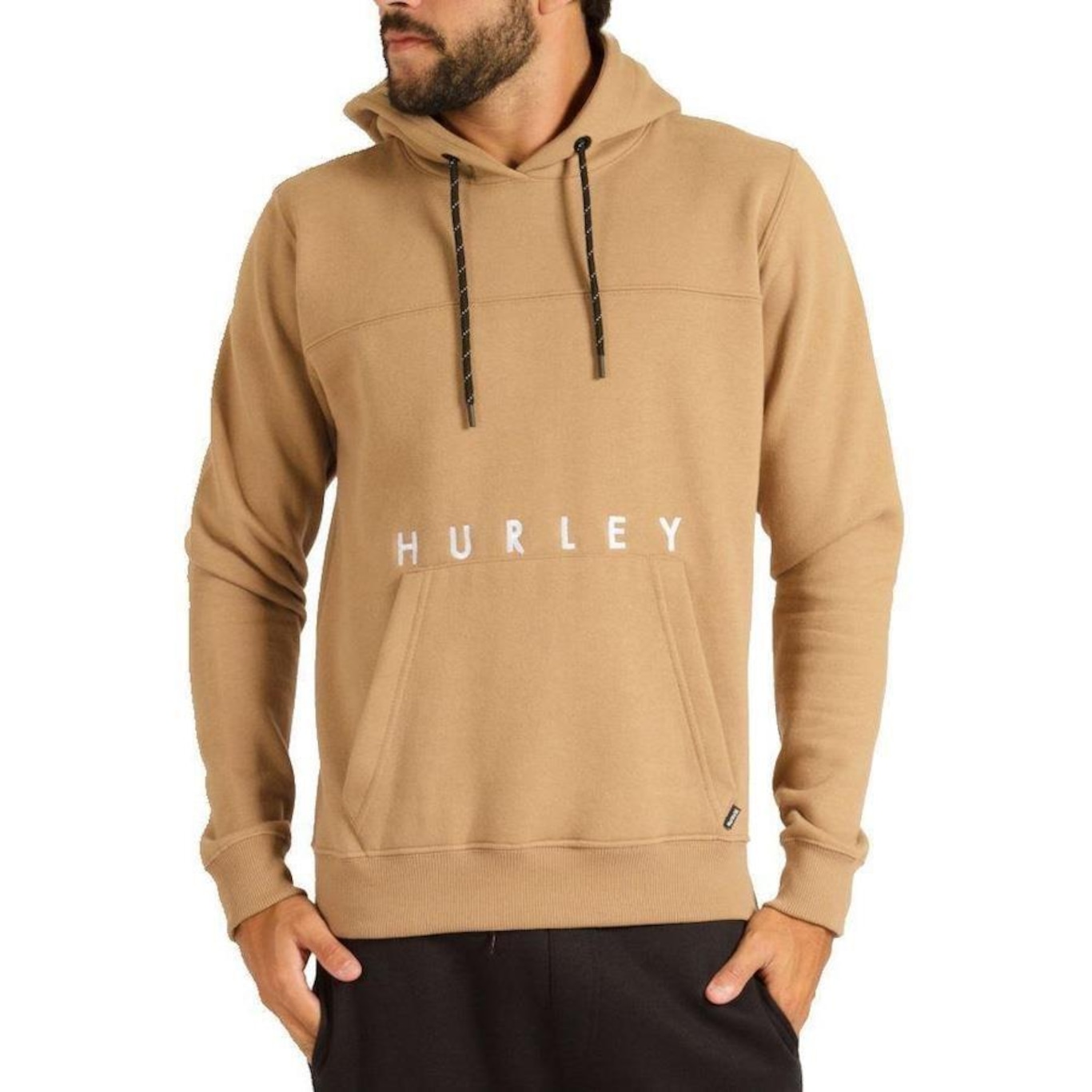 Blusão de Moletom Hurley Unusual com Capuz - Masculino - Foto 1