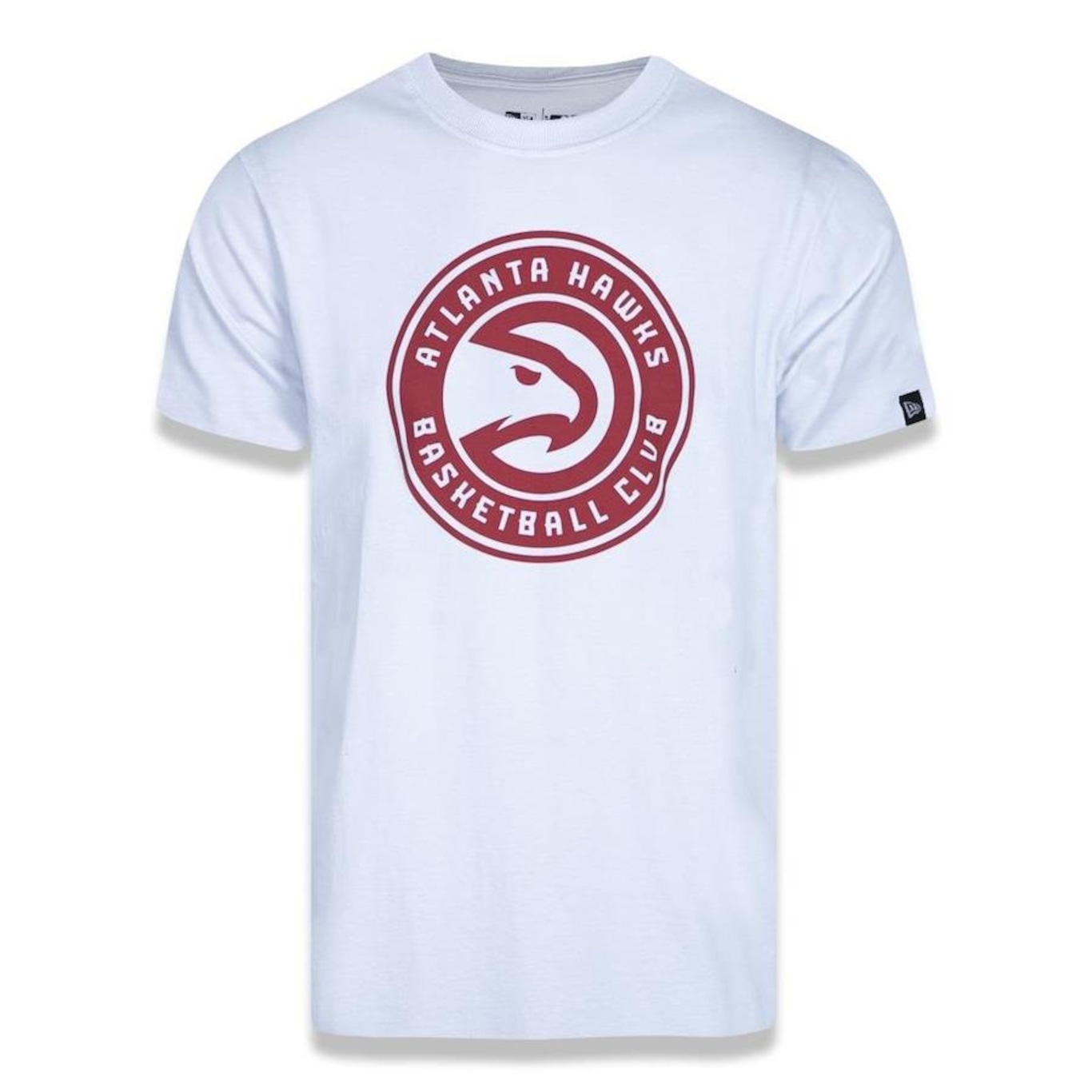 Camiseta New Era Plus Size Regular Manga Curta Atlanta Hawks Logo - Masculino - Foto 1