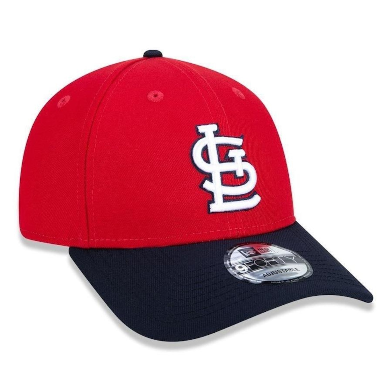 Boné Aba Curva New Era 9FORTY MLB St. Louis Cardinals Team Color - Snapback - Adulto - Foto 3