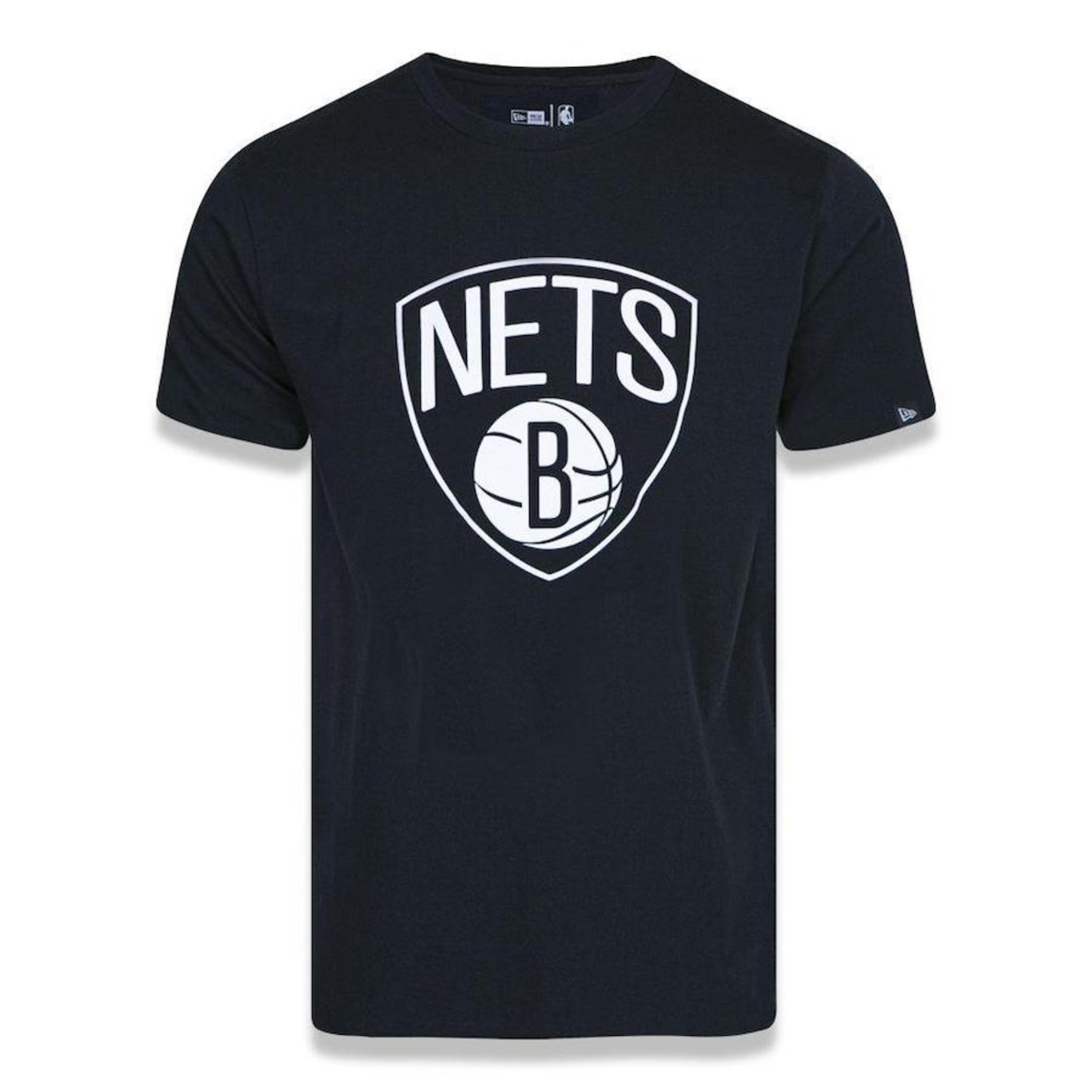 Camiseta New Era NBA Brooklyn Nets Basic Logo - Masculina - Foto 1