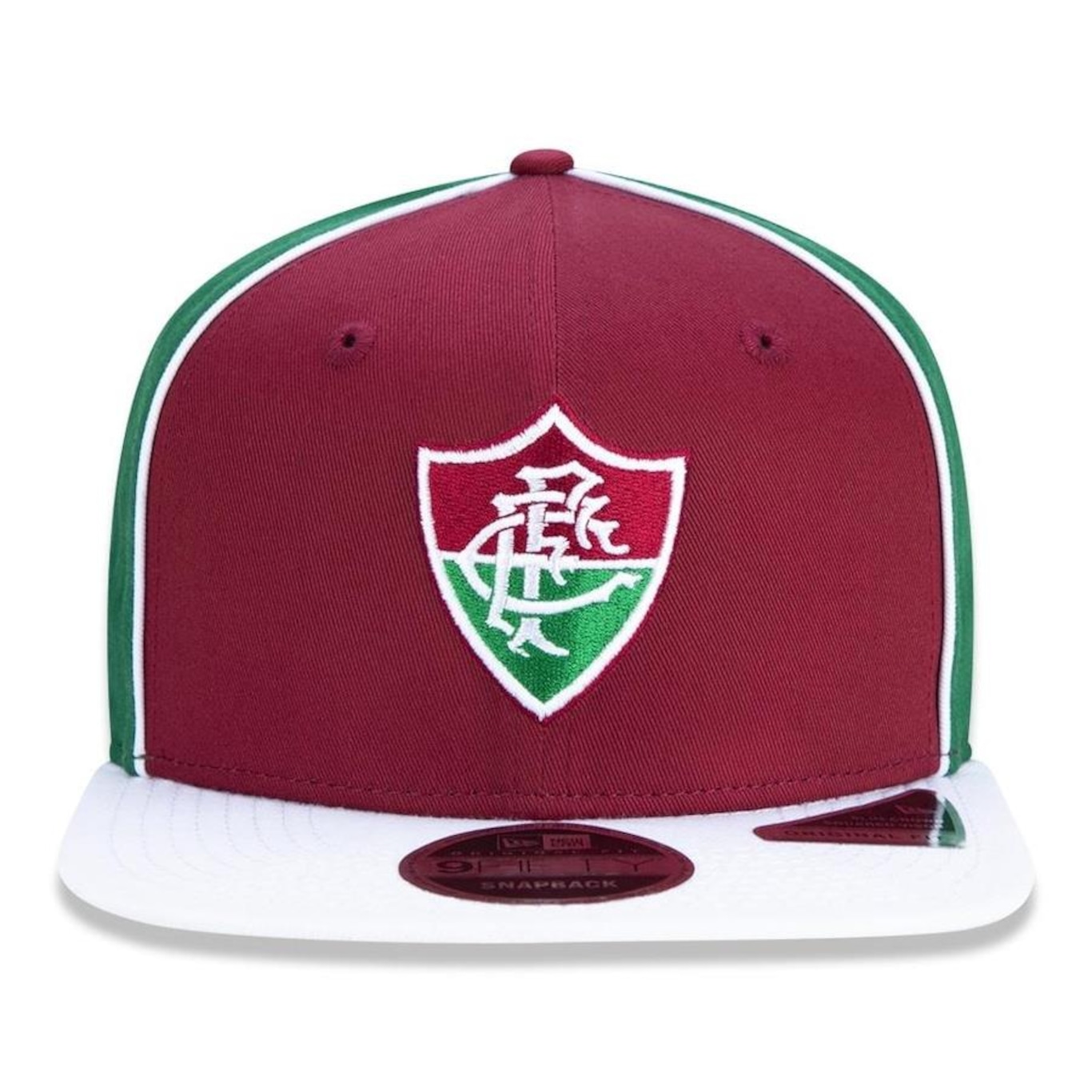 Boné Aba Reta New Era 9Fifty Original Fit Fluminense Futebol - Snapback - Adulto - Foto 2