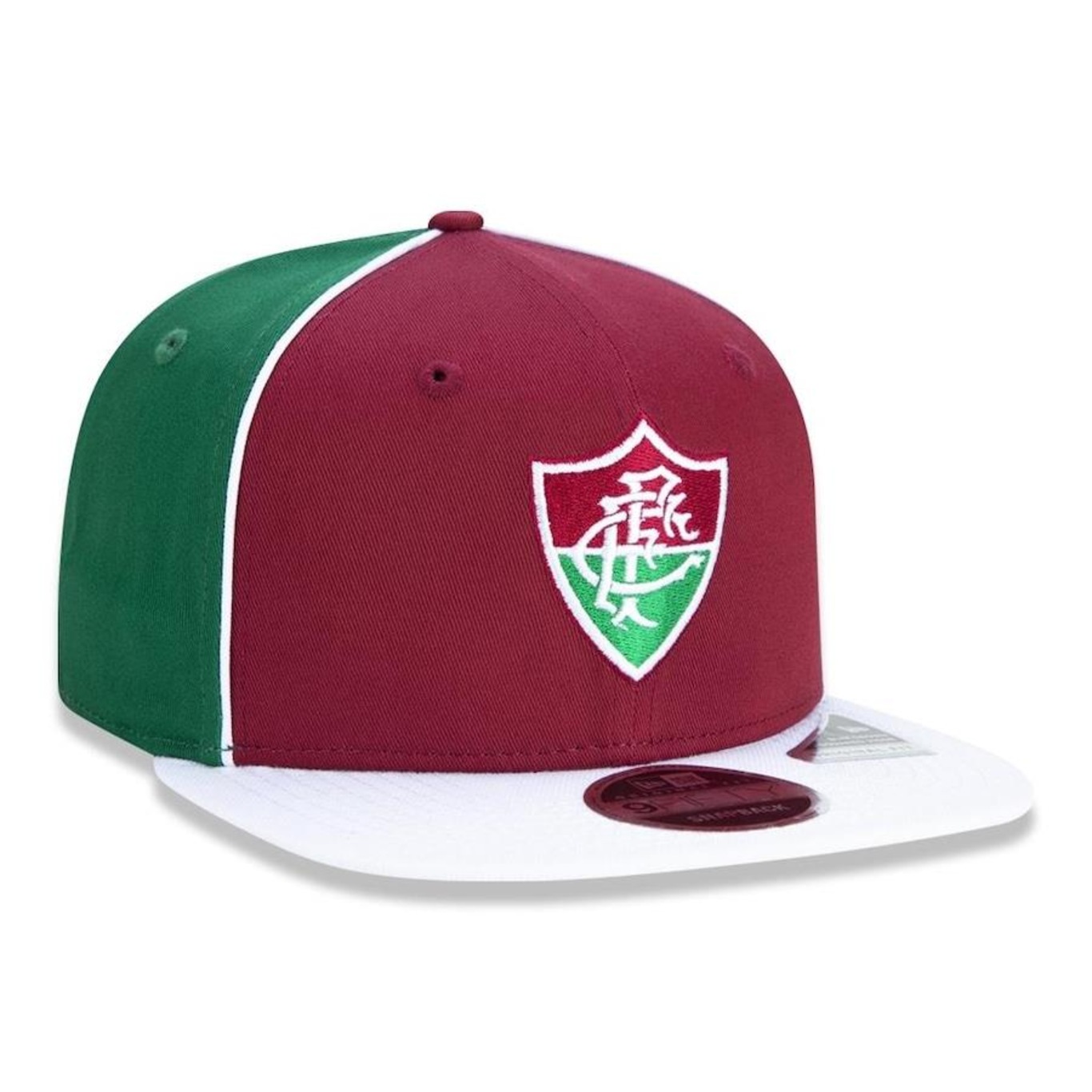 Boné Aba Reta New Era 9Fifty Original Fit Fluminense Futebol - Snapback - Adulto - Foto 3