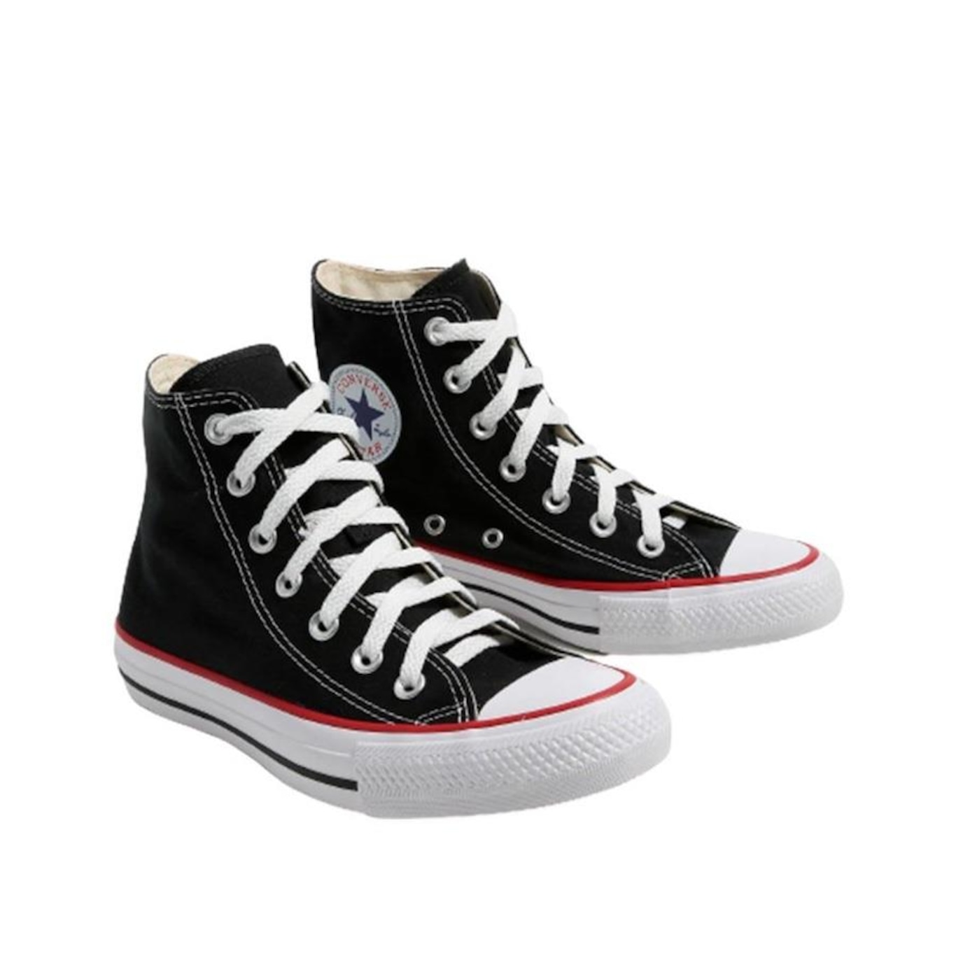 Tênis Converse Chuck Taylor All Star Core Hi Preto Vermelho CT00040007