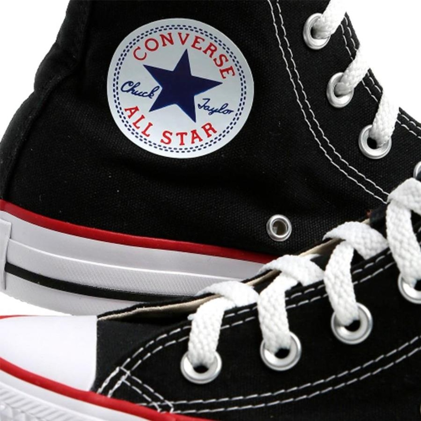 Tênis Converse Chuck Taylor All Star Core Hi Preto Vermelho CT00040007